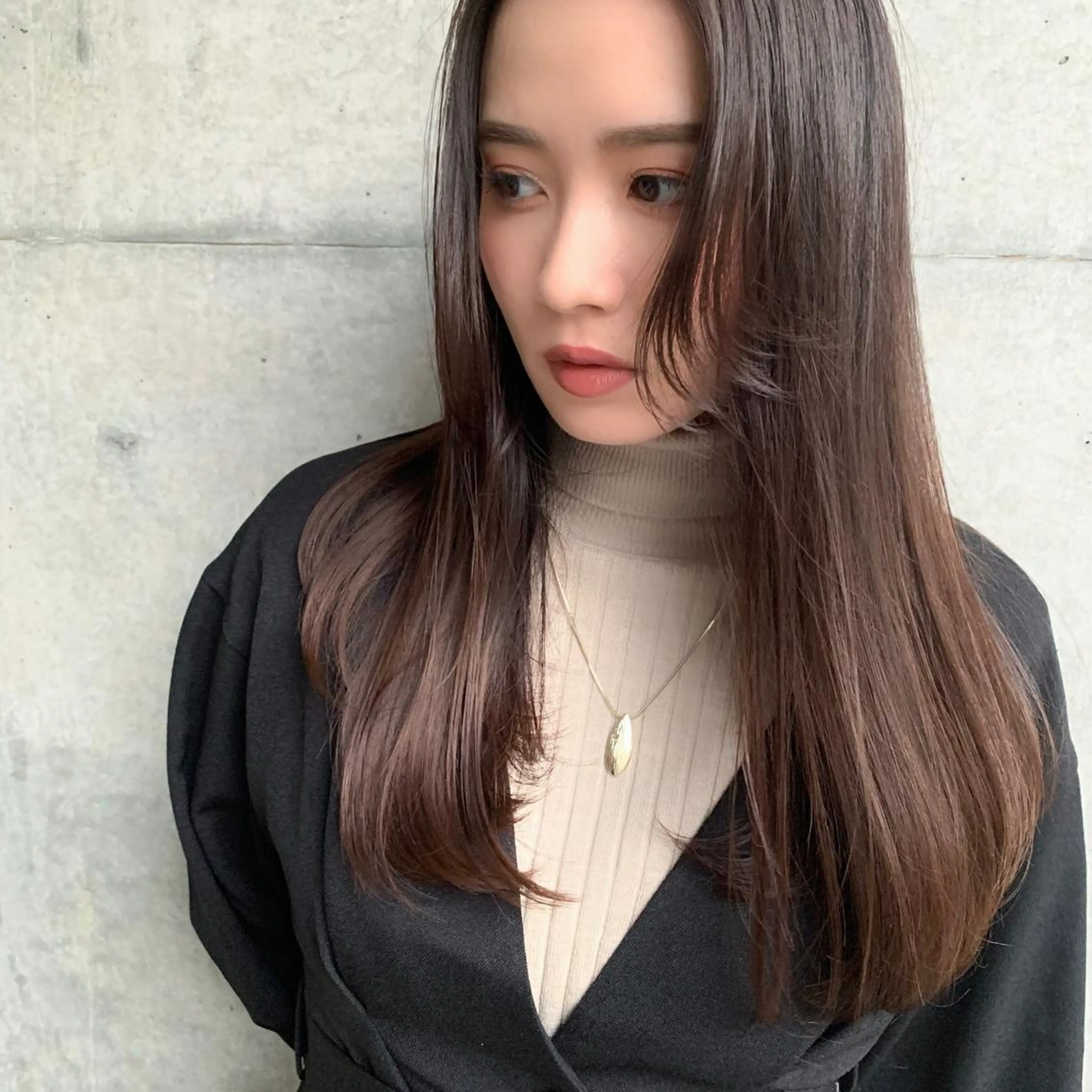 ロング トリートメント 上川 美幸のヘアスタイル