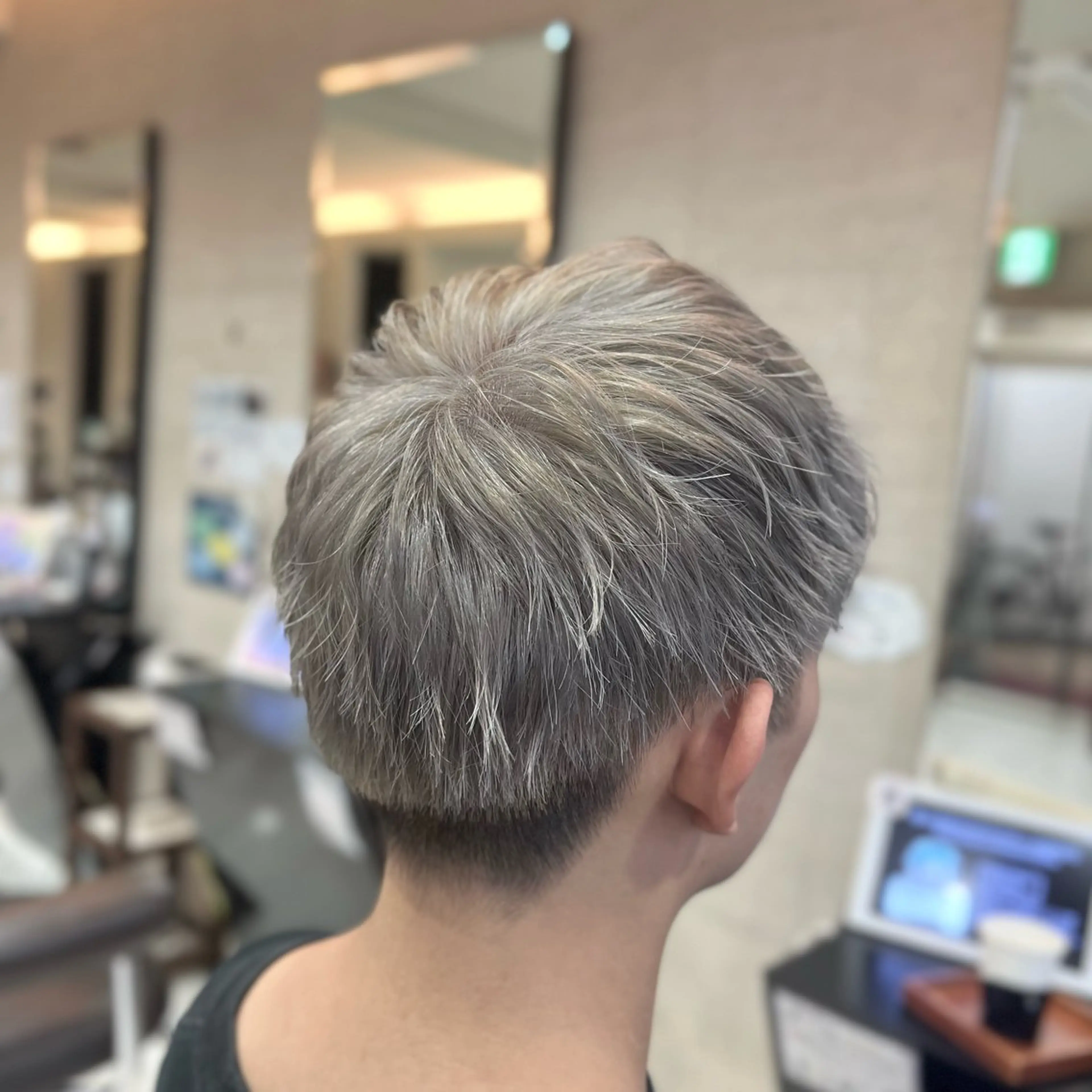 メンズ 艶髪ブリーチカラー 💗manaka💗のヘアスタイル