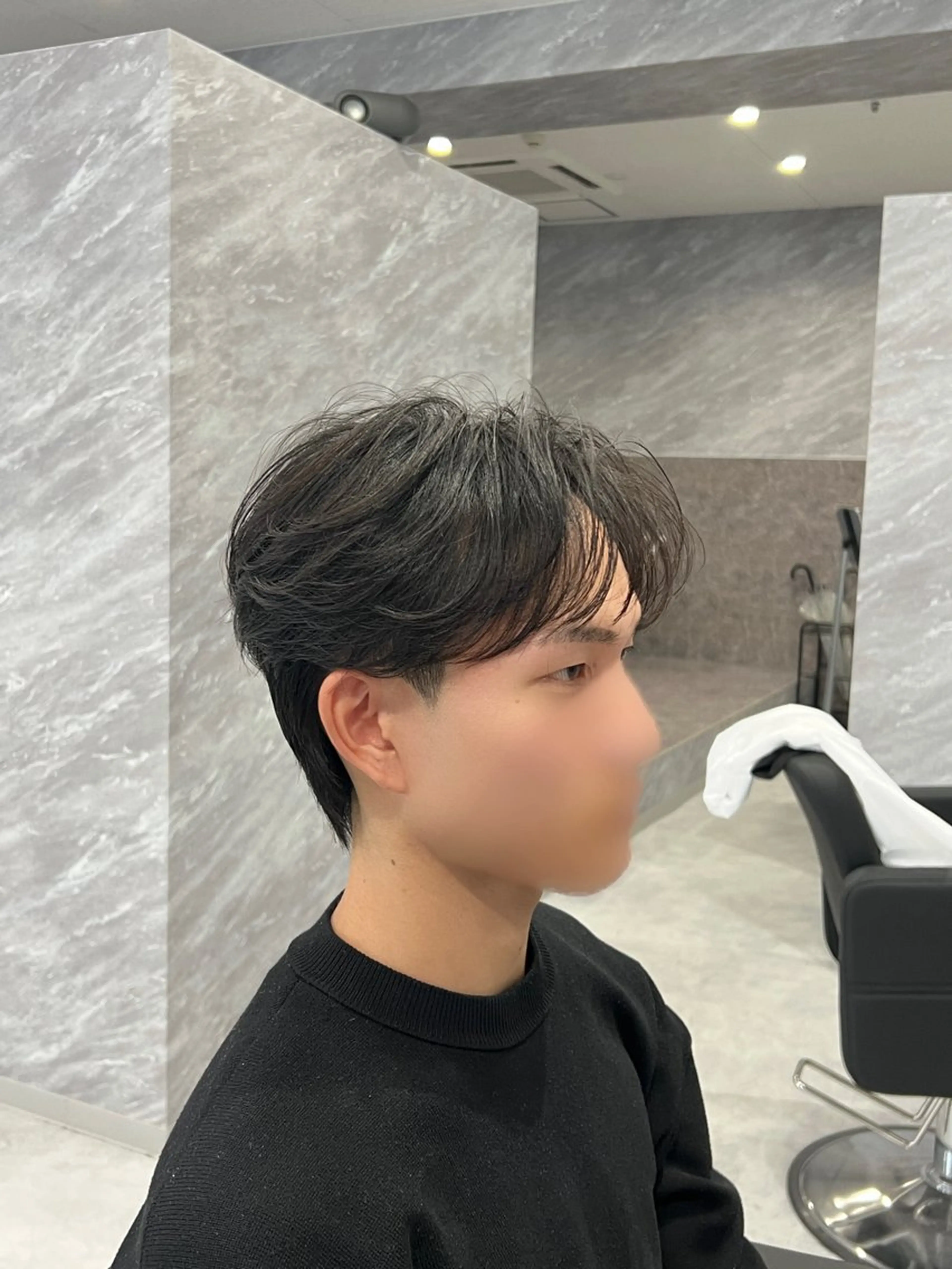 メンズ カット パーマ ulus kobe所属・ulus kobe 藤枝大地のヘアスタイル