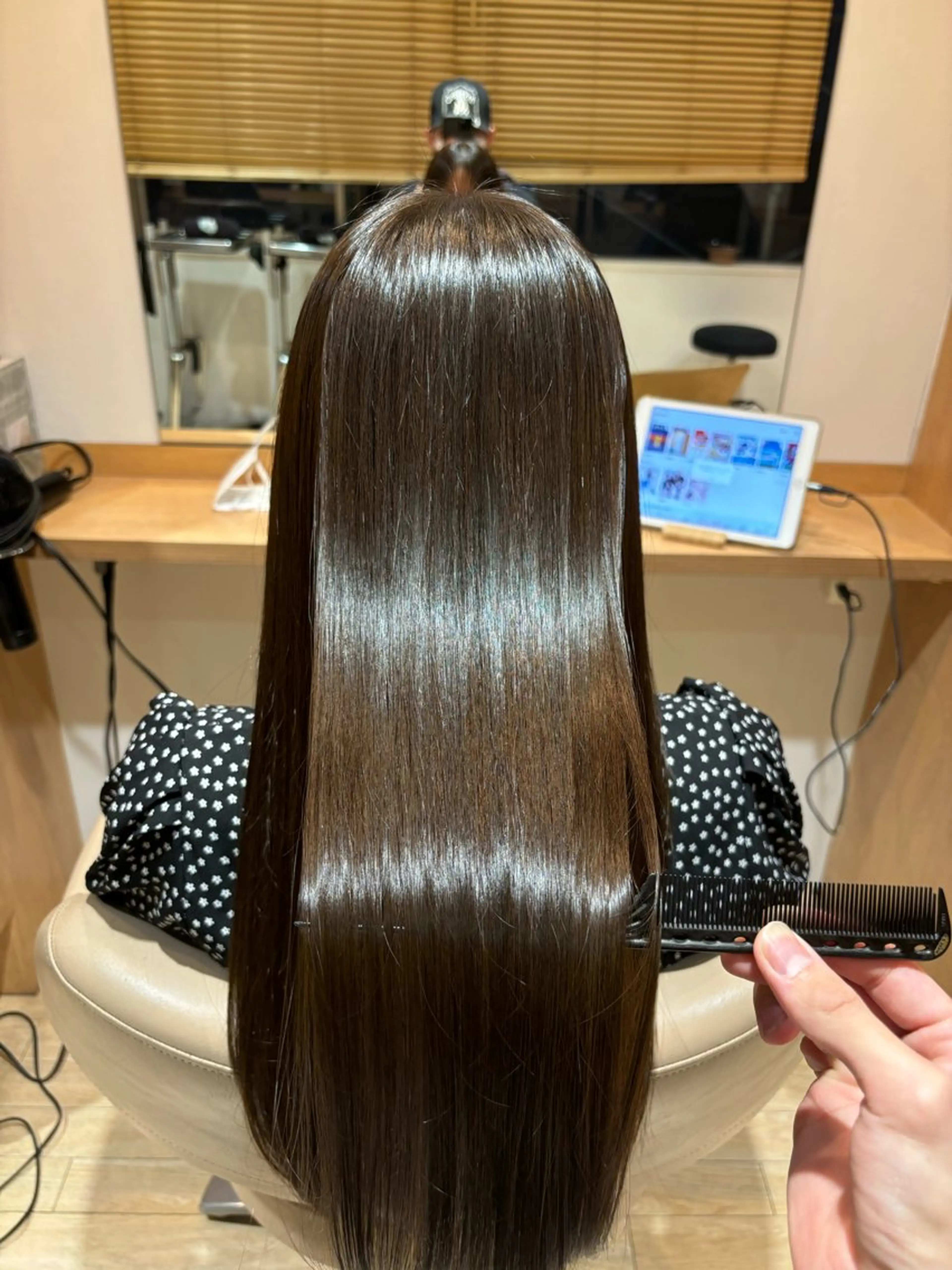 ロング カット 縮毛矯正 トリートメント 【Amphi Tokyo】宮原のヘアスタイル