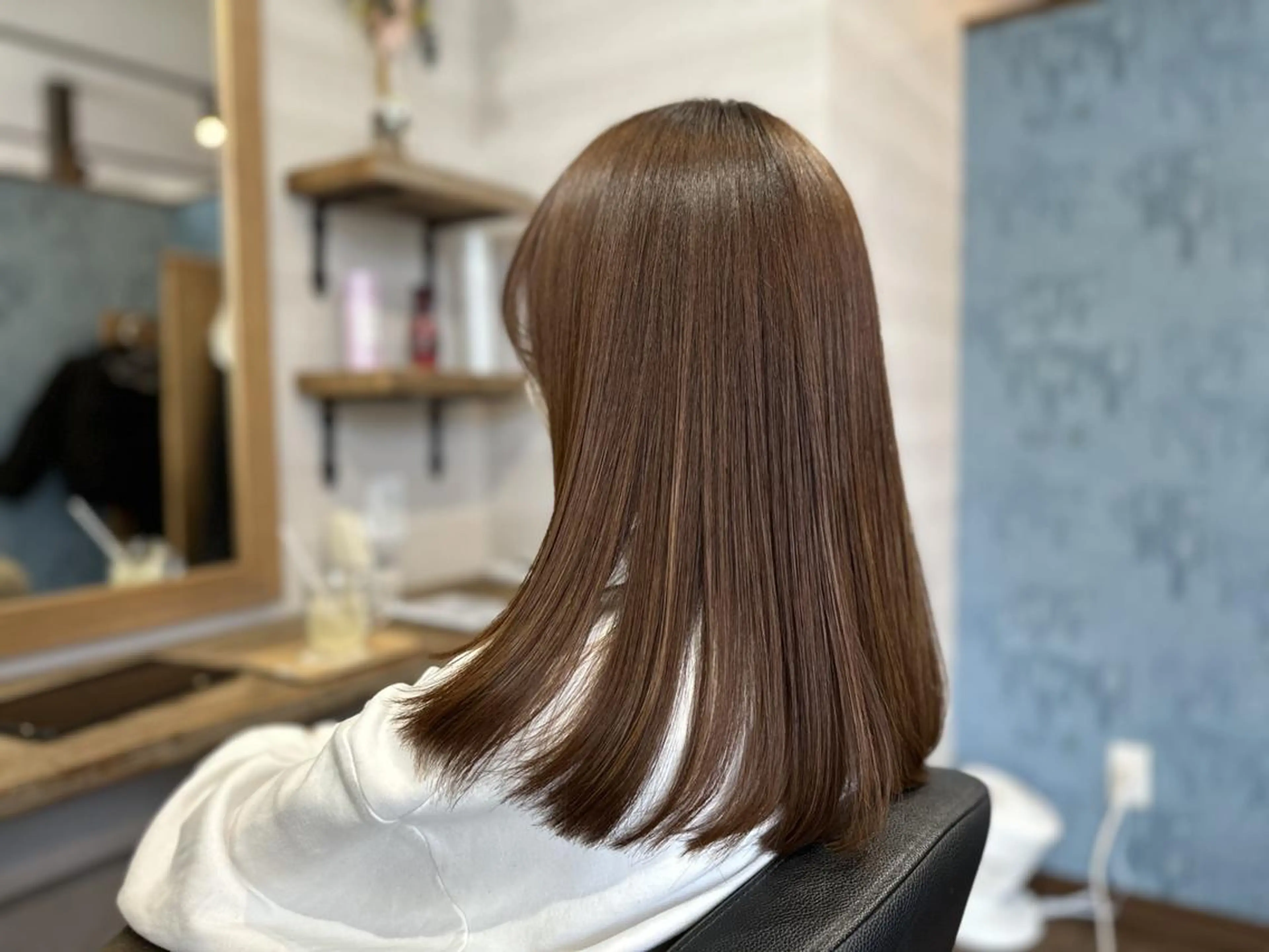 カラー ロング 個室型美容室san 都賀店のヘアスタイル