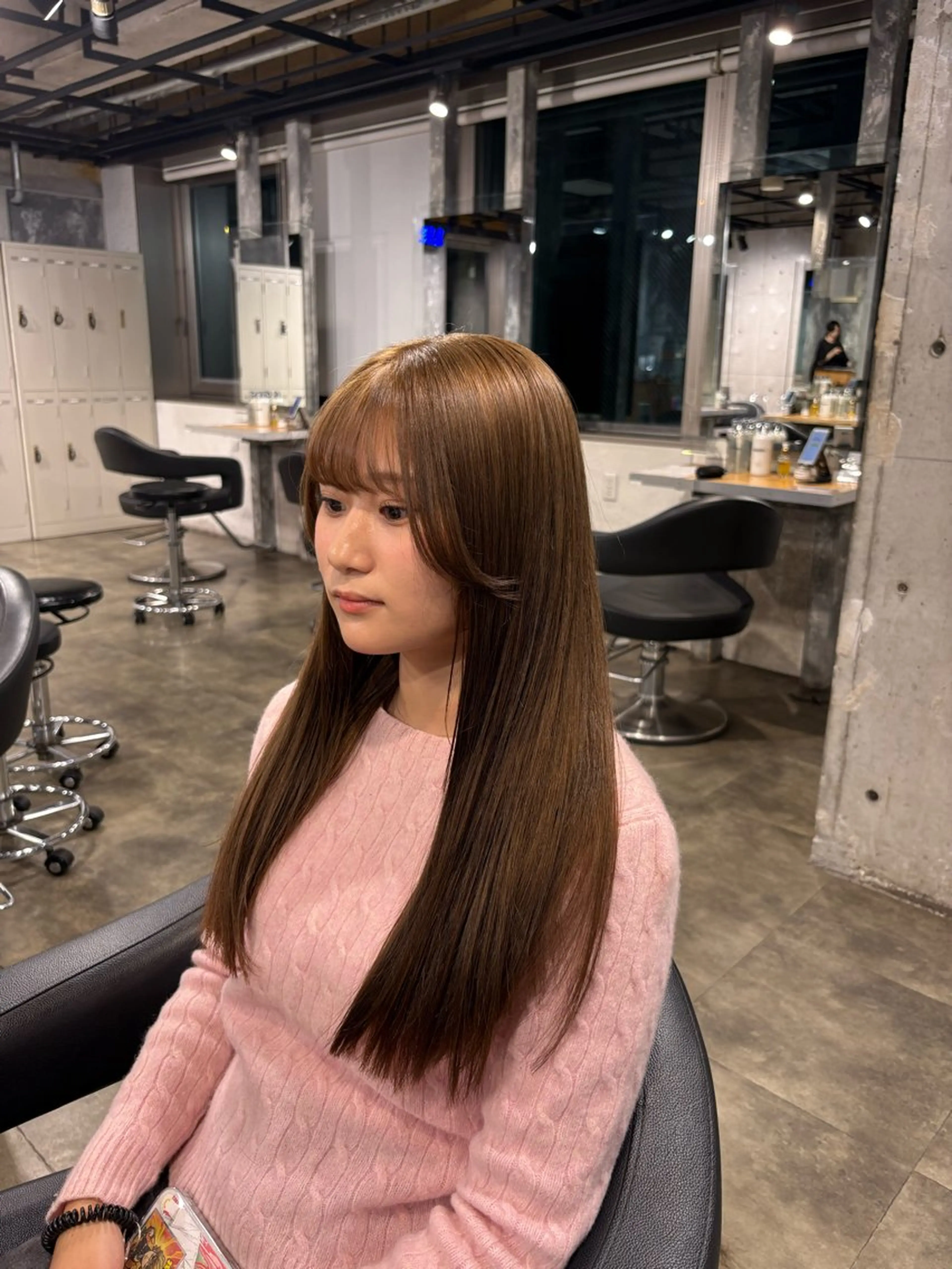 ロング カラー カット ヘアカラー ハイトーン 横浜💞ミオのヘアスタイル