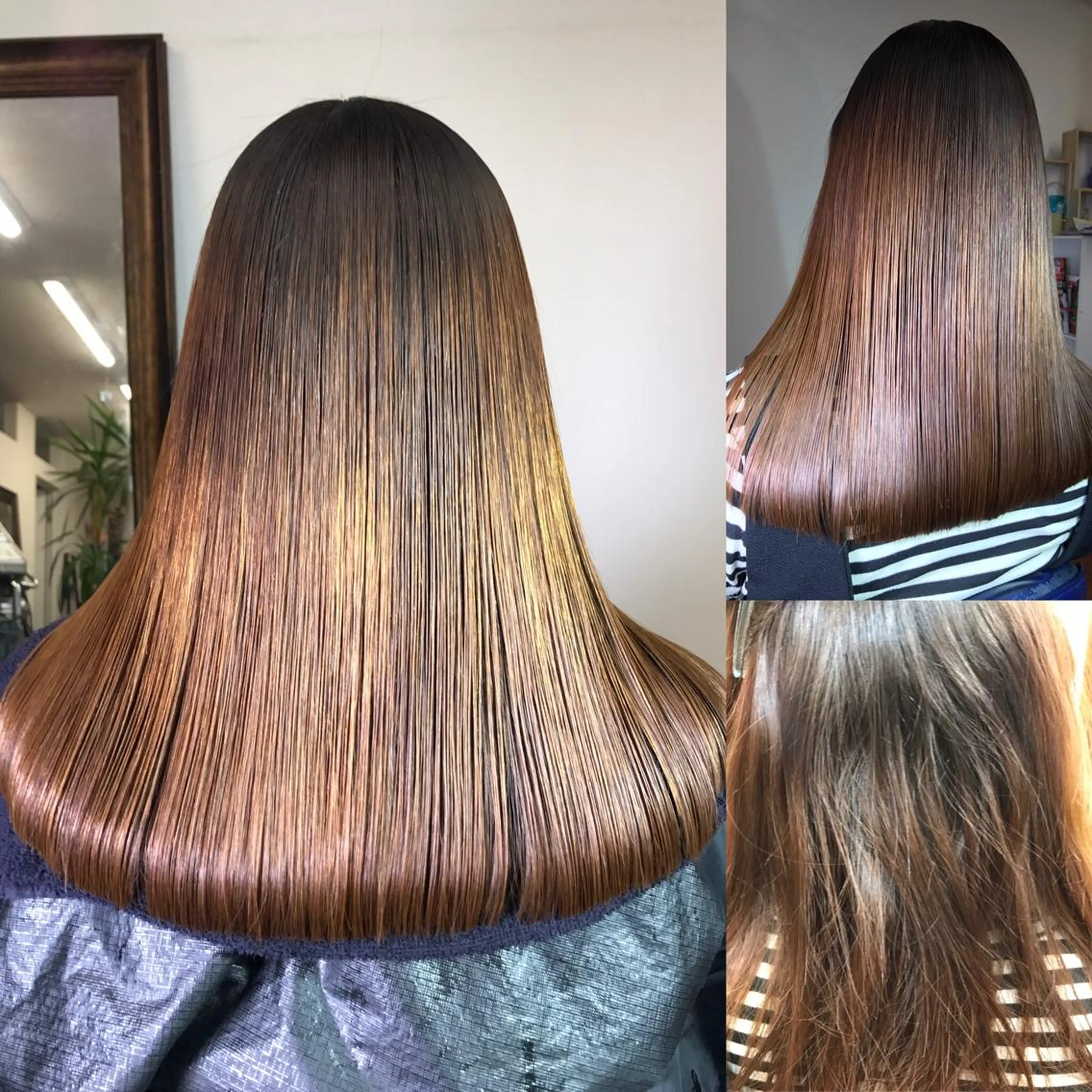 セミロング 縮毛矯正 ev  hair所属・江袋 敏昭のヘアスタイル