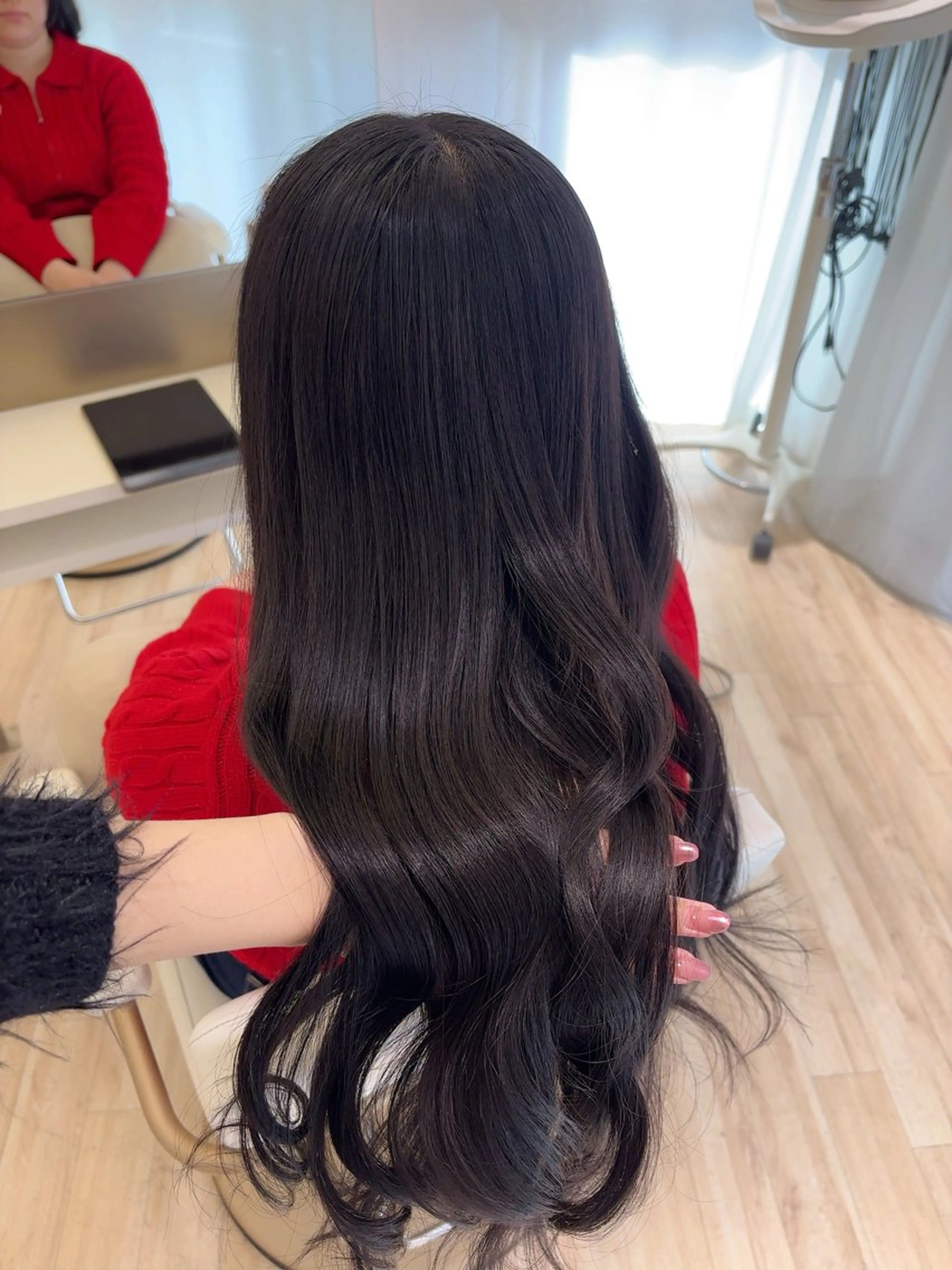 ロング カラー ParveMix 岡本えりかのヘアスタイル