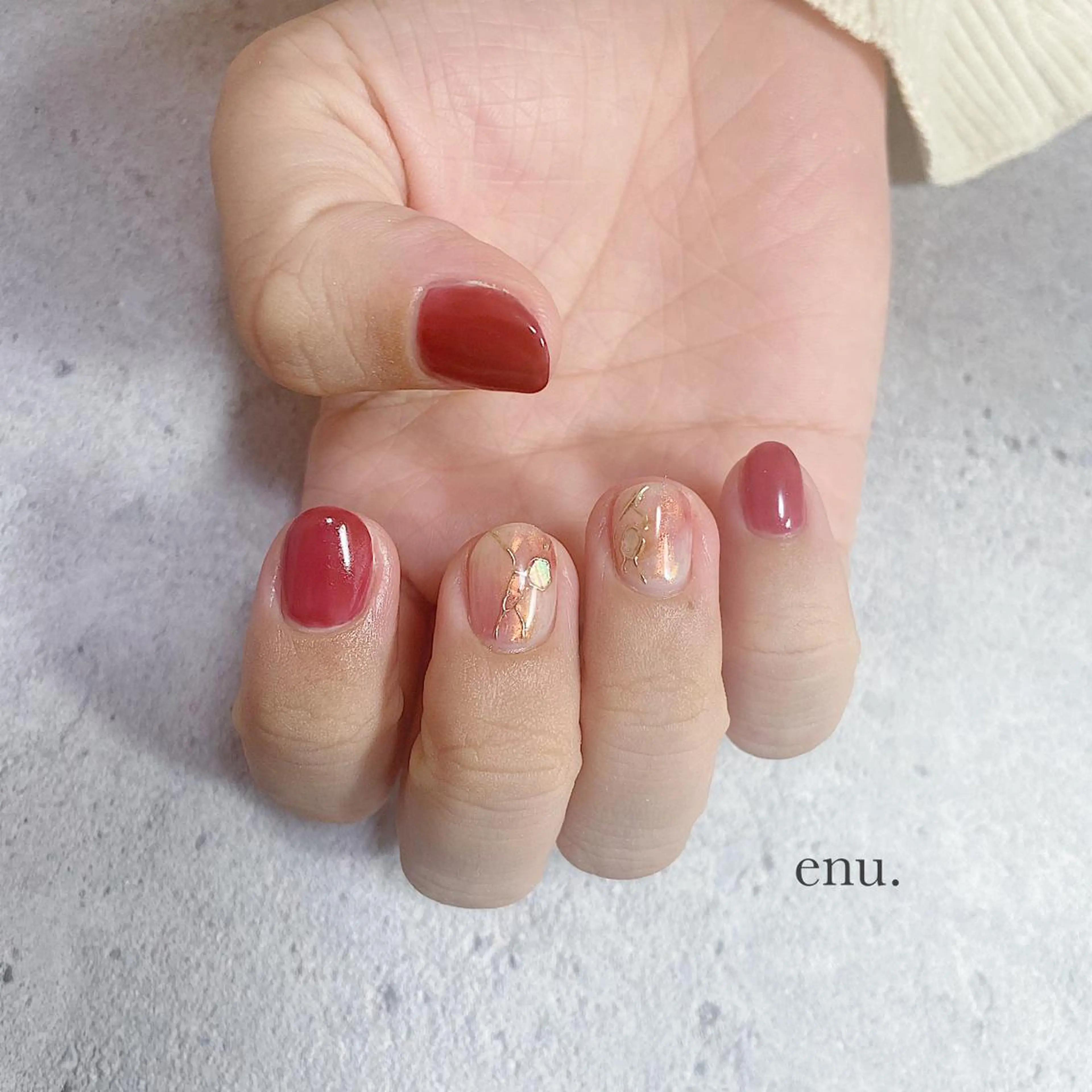 ネイル ハンドネイル enu. nanakoのネイルデザイン