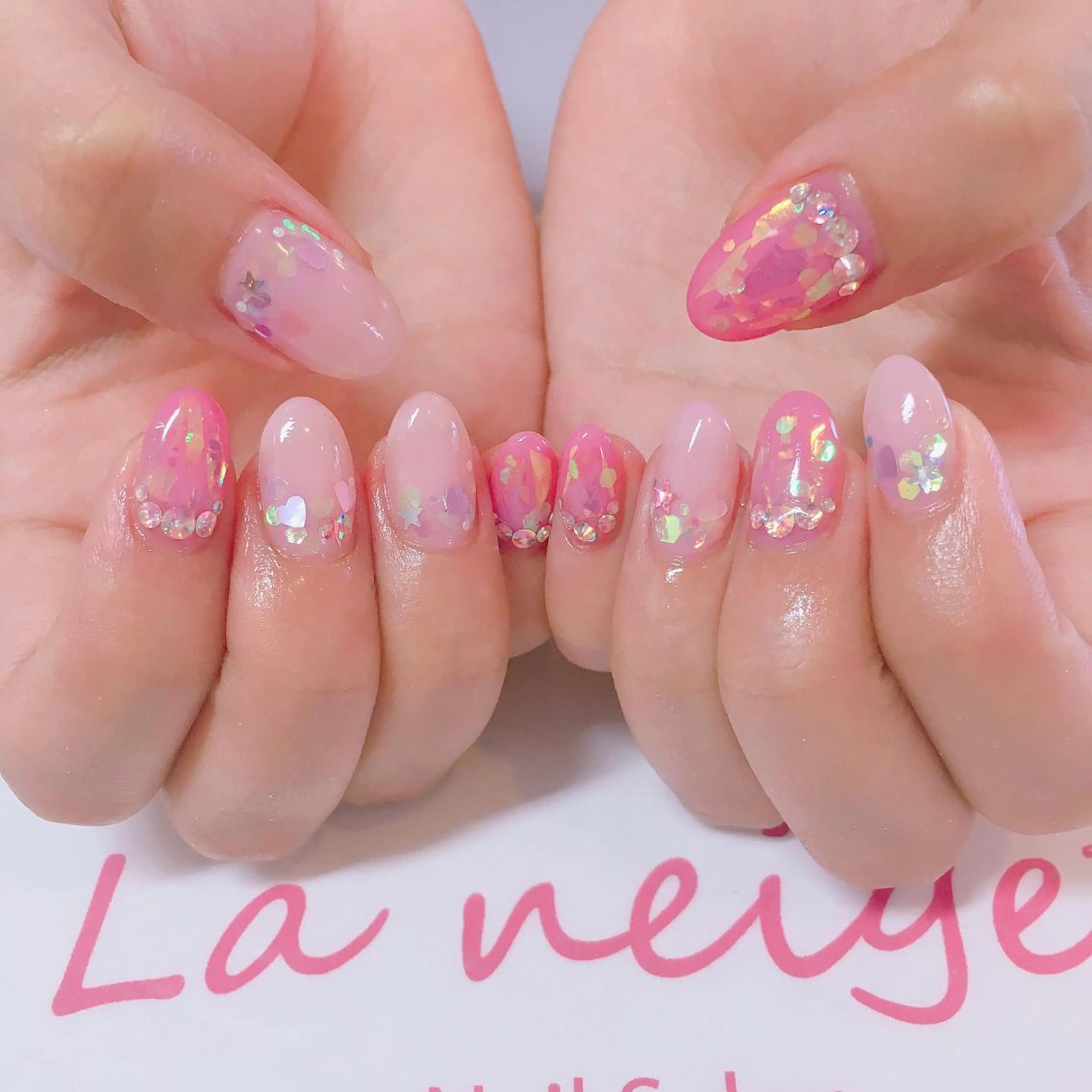 ネイル La neige* yuki 🥯🍑のネイルデザイン