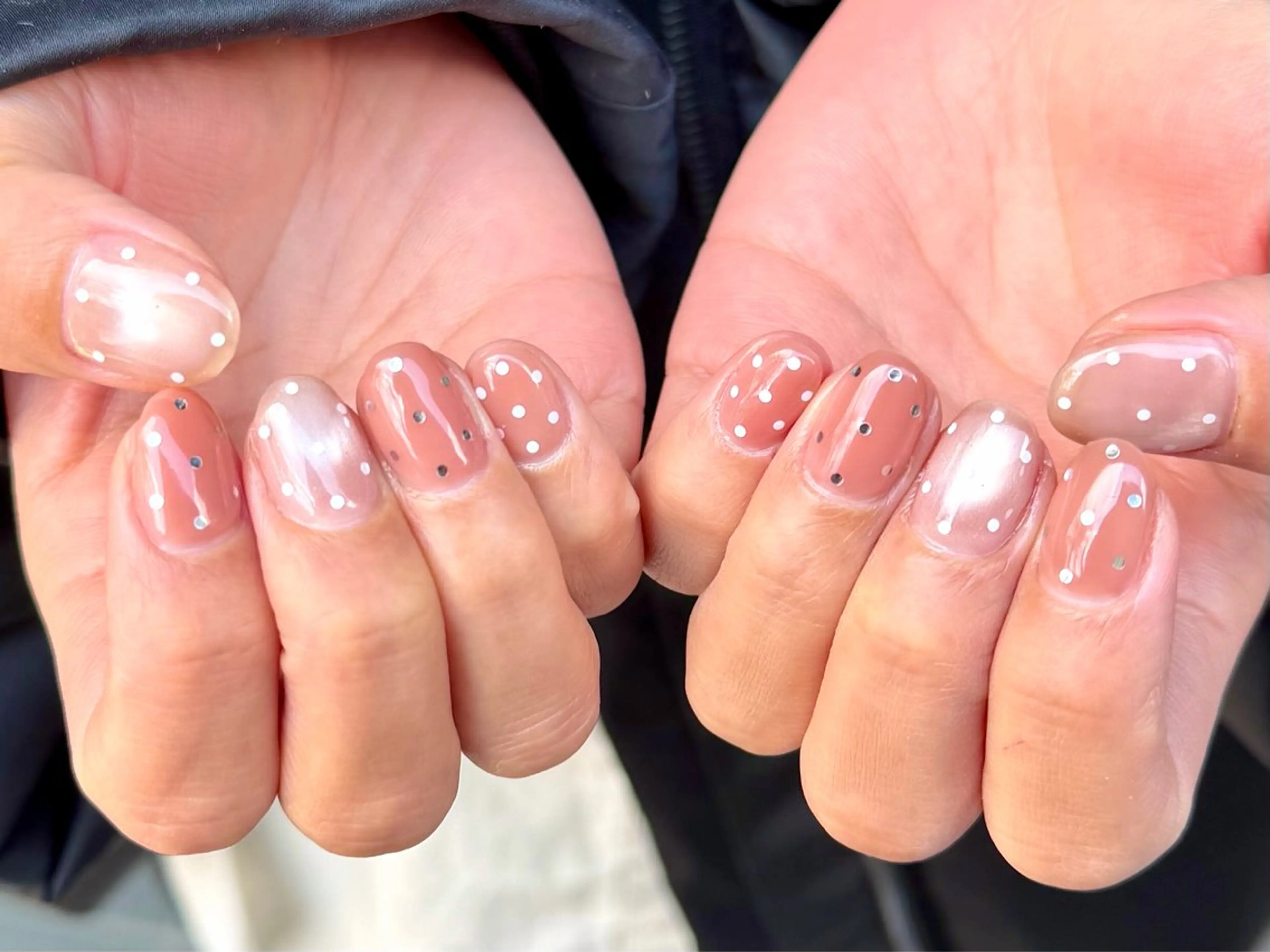 ネイル ドット ハンドネイル HazeGrass NAILのネイルデザイン