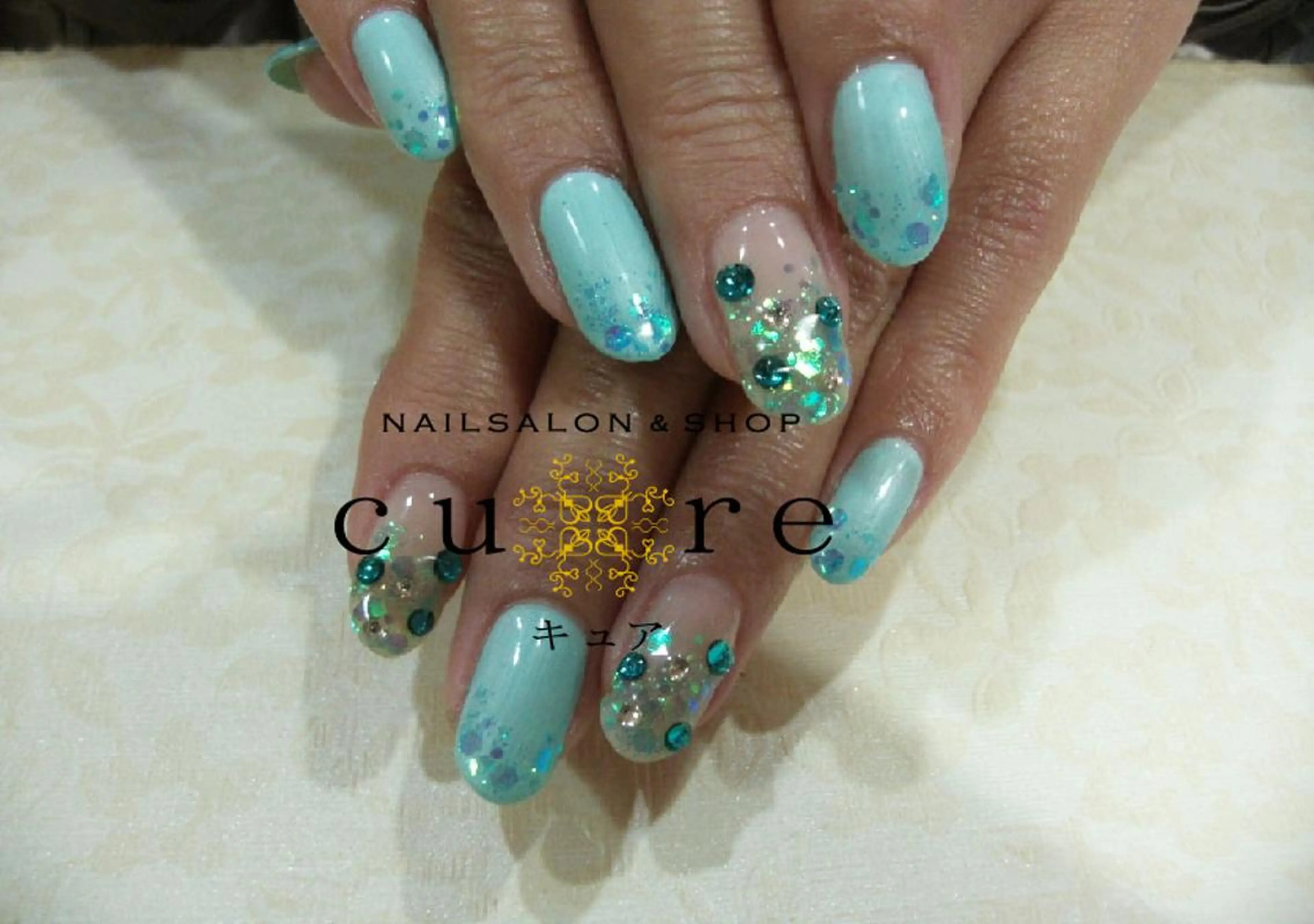 ミディアム ネイル ネイルサロン Cureのネイルデザイン