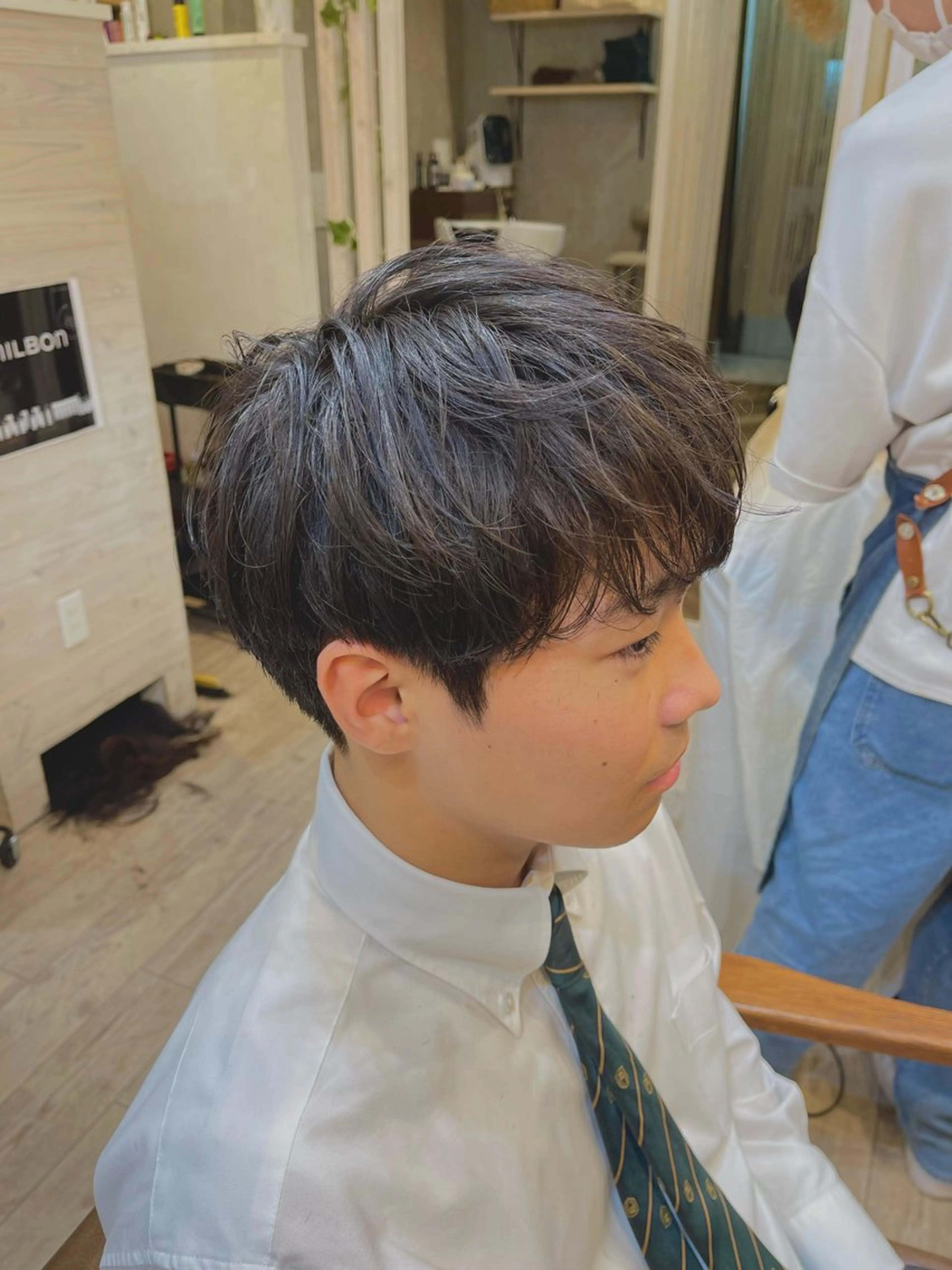 ショート くせ毛 カット hair MILE.所属・ゆうだい モデル募集中のヘアスタイル