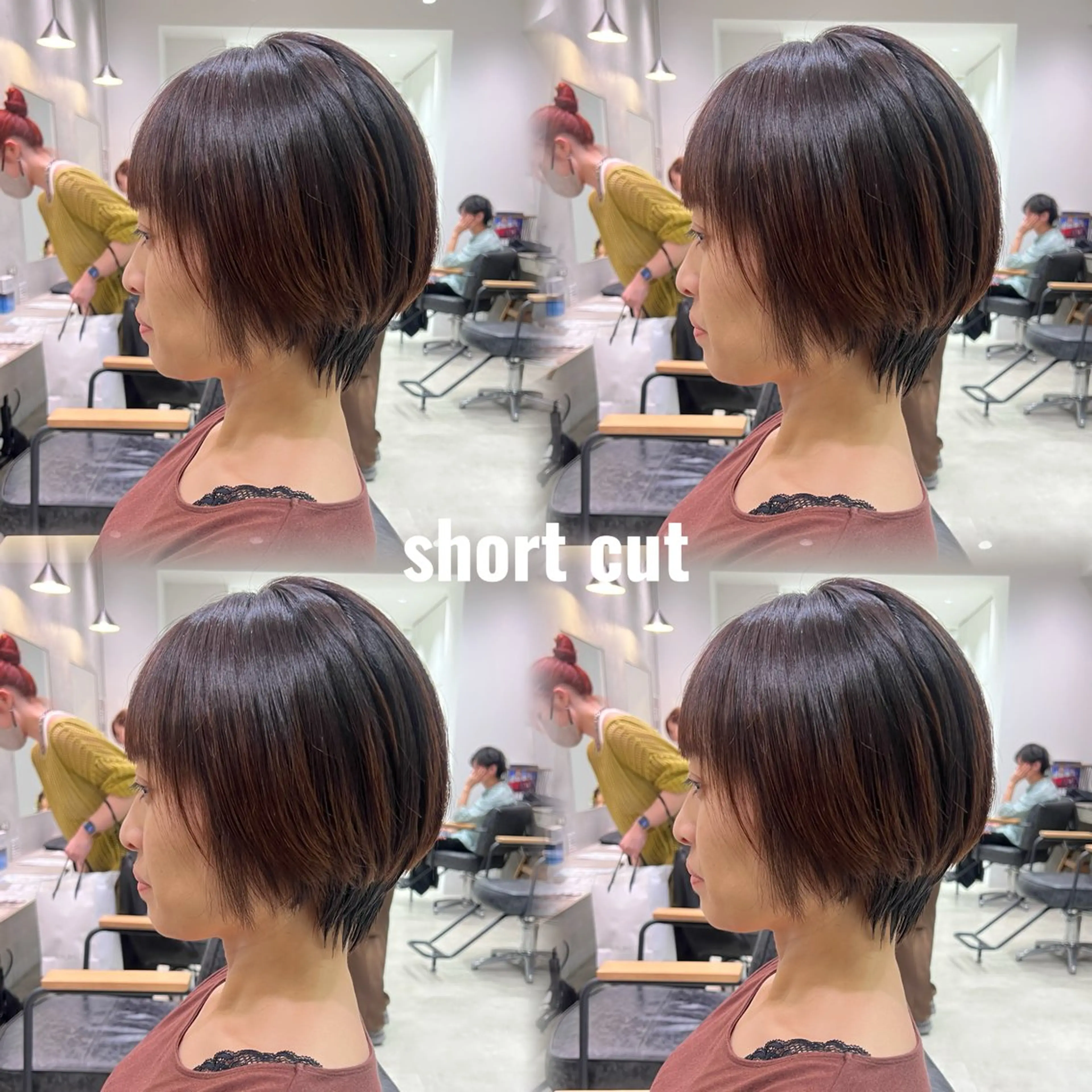 ショート 🫧三浦 未流/ ボブ/イヤリングのヘアスタイル
