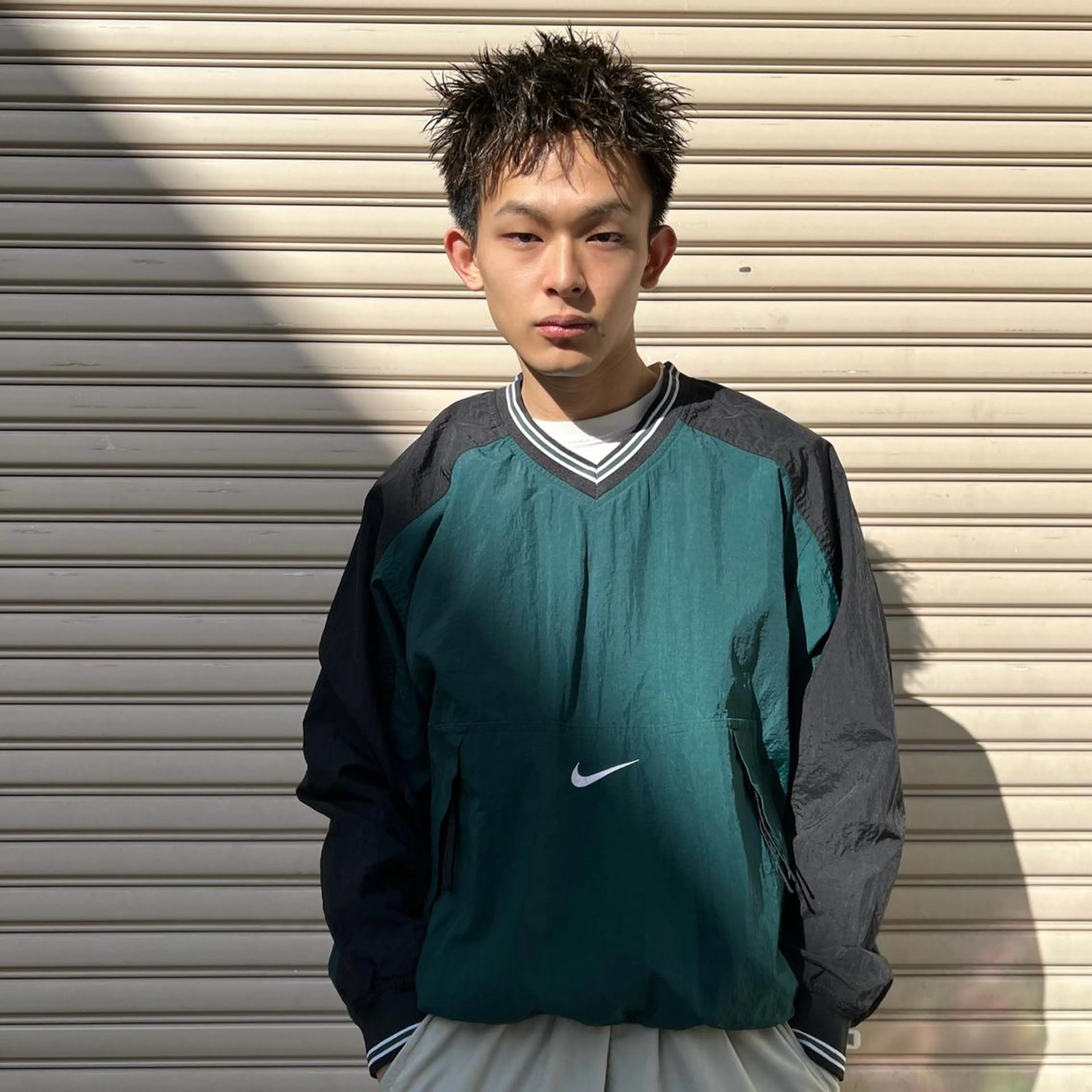 ショート カラー パーマ メンズ カット パーマ スパイキーショート/ メンズヘア/hugeのヘアスタイル