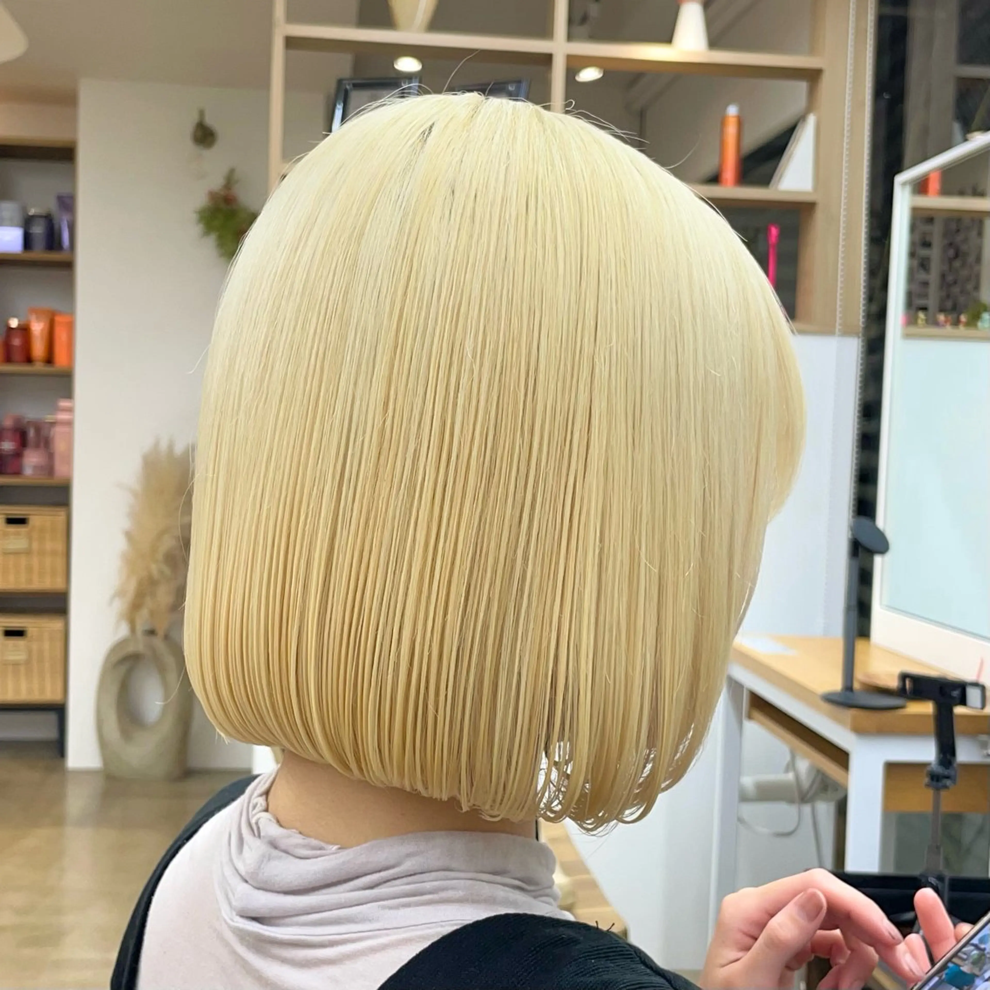 ミディアム ボブ カット ヘアカラー トリートメント ✨カット 期間限定無料✨大智のヘアスタイル