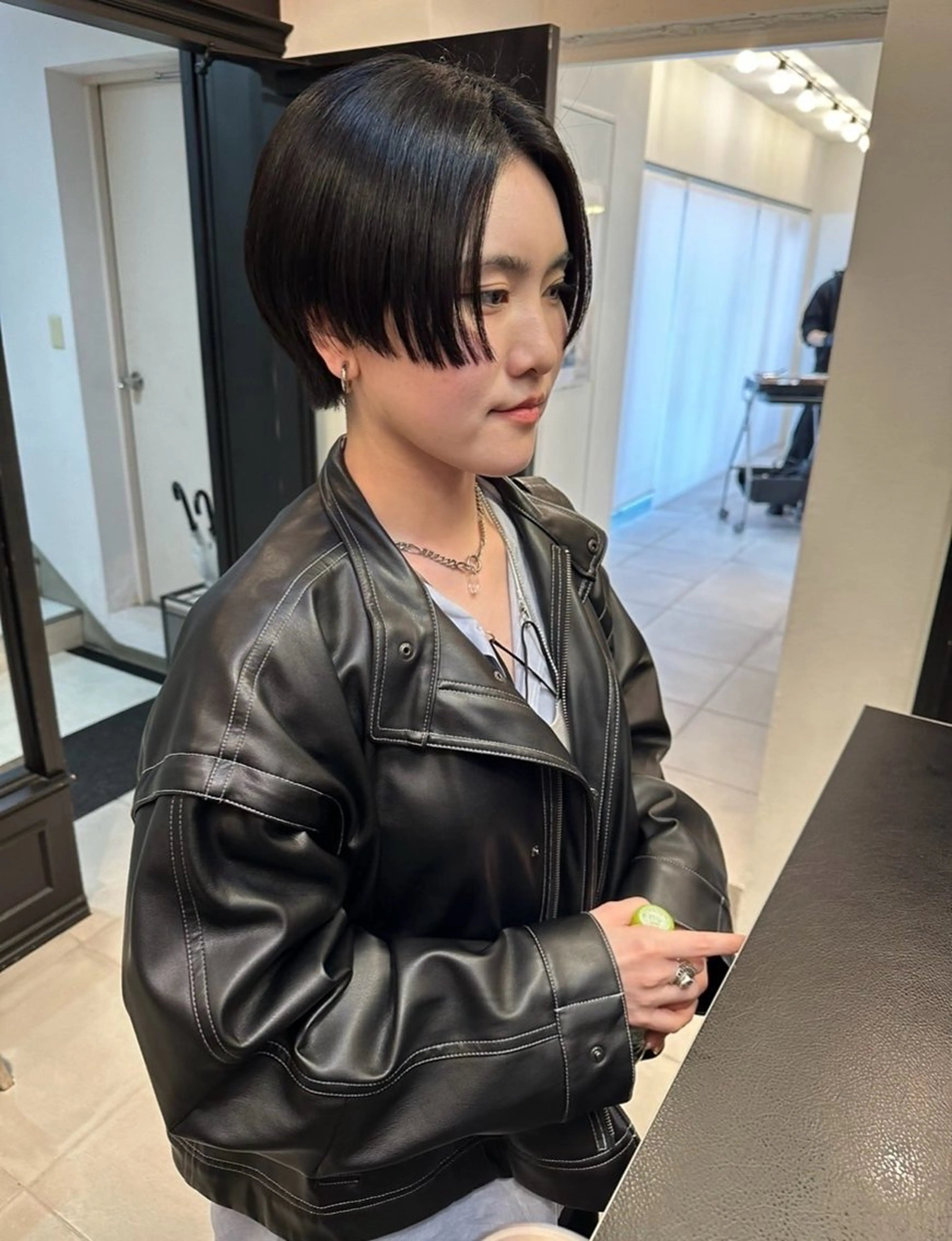 ショート riria/ボブ /ブラウンカラー🎀のヘアスタイル