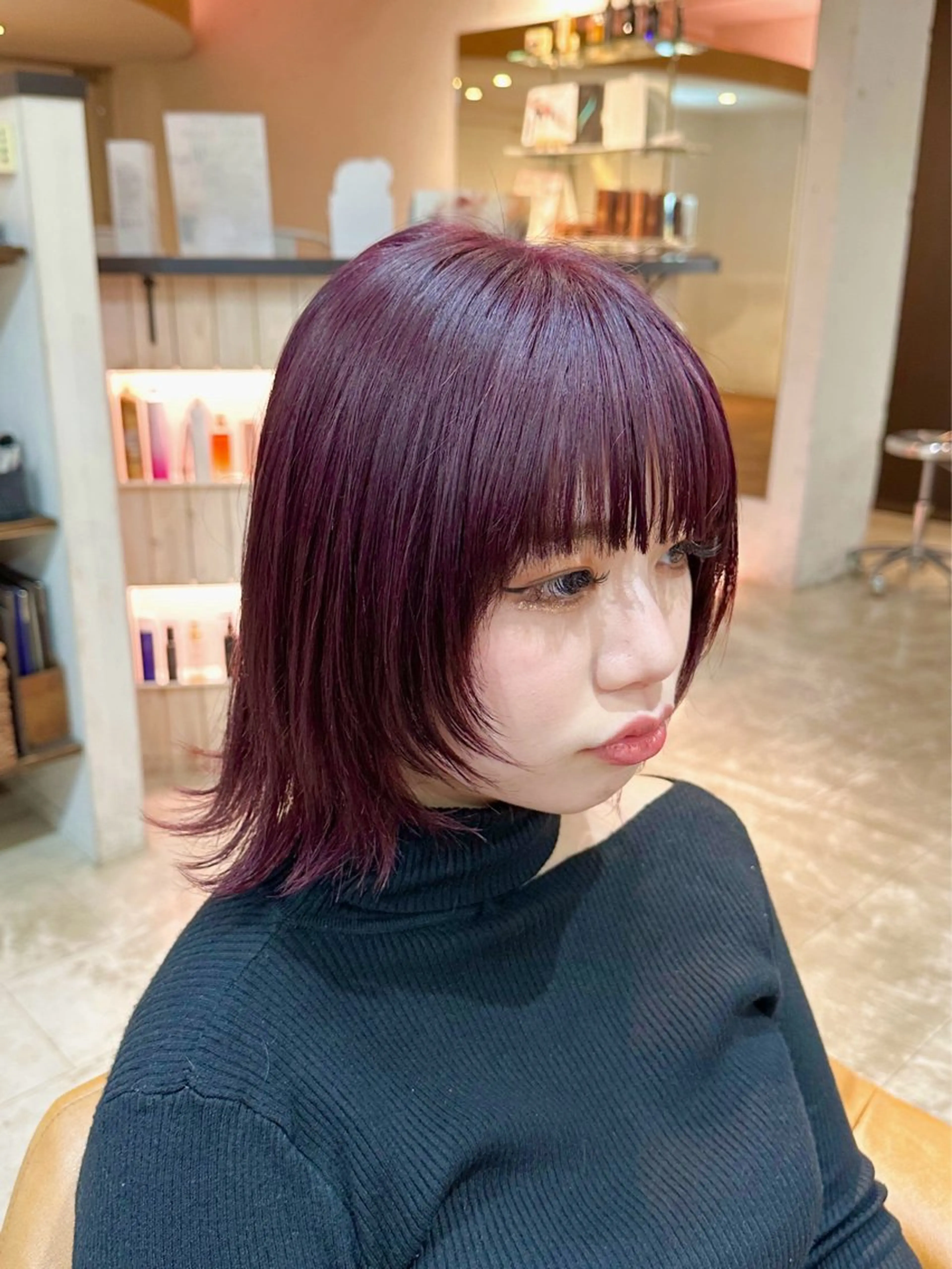 カラー COCONA/ORO モデル様募集中のヘアスタイル