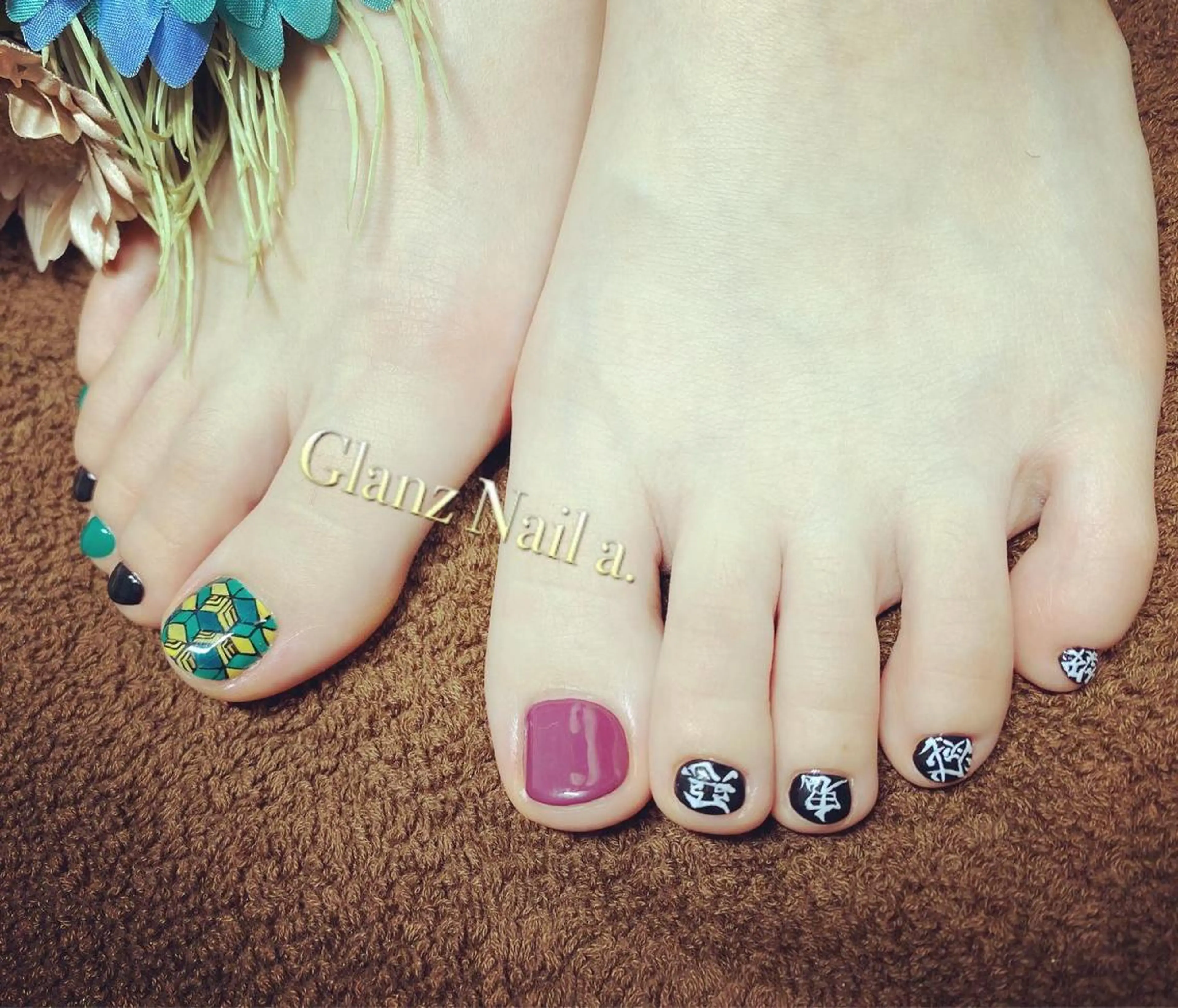 ネイル フットネイル Glanz  Nail aのネイルデザイン