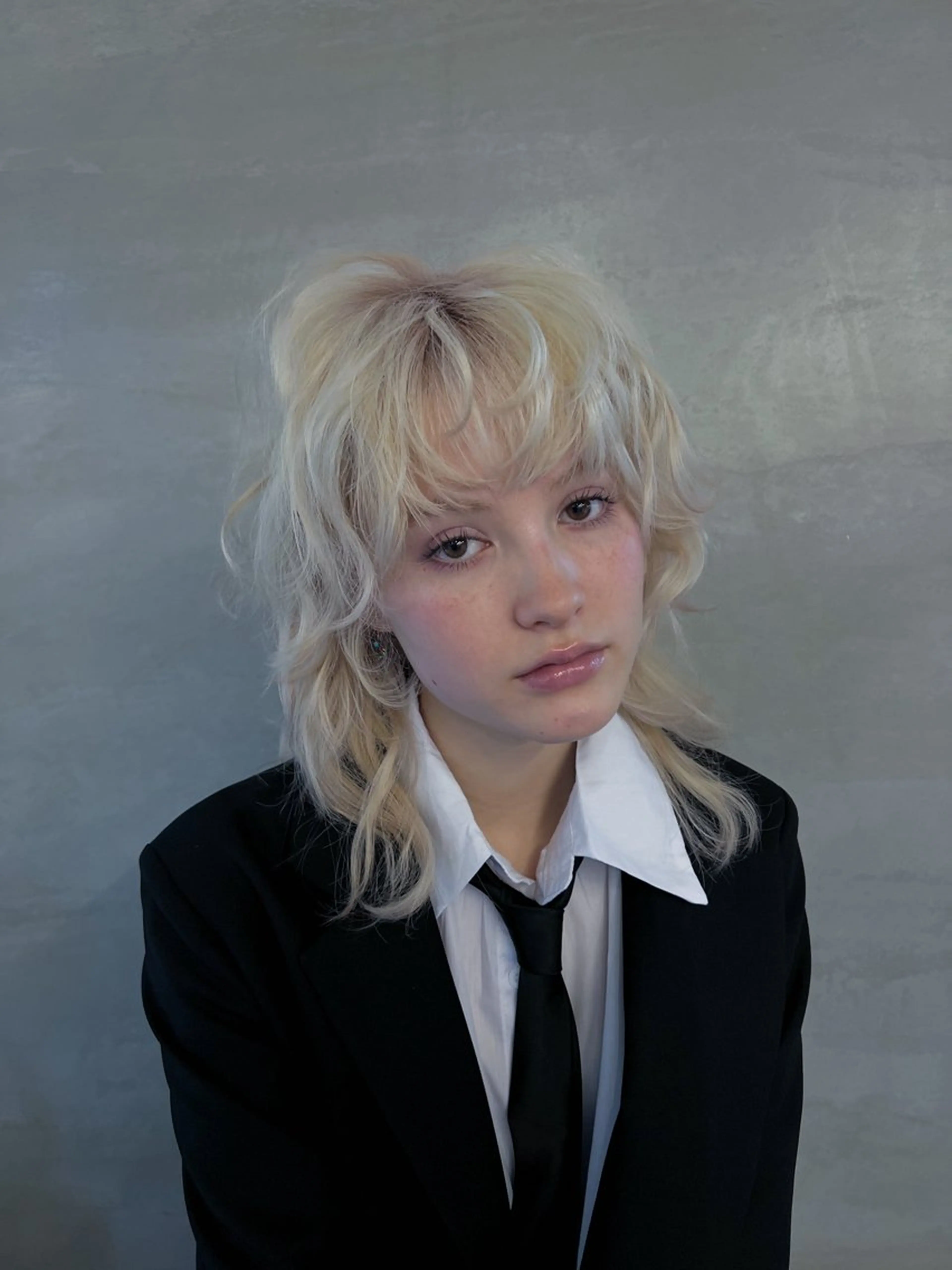 セミロング カラー ヘアアレンジ サカモト ナオミのヘアスタイル