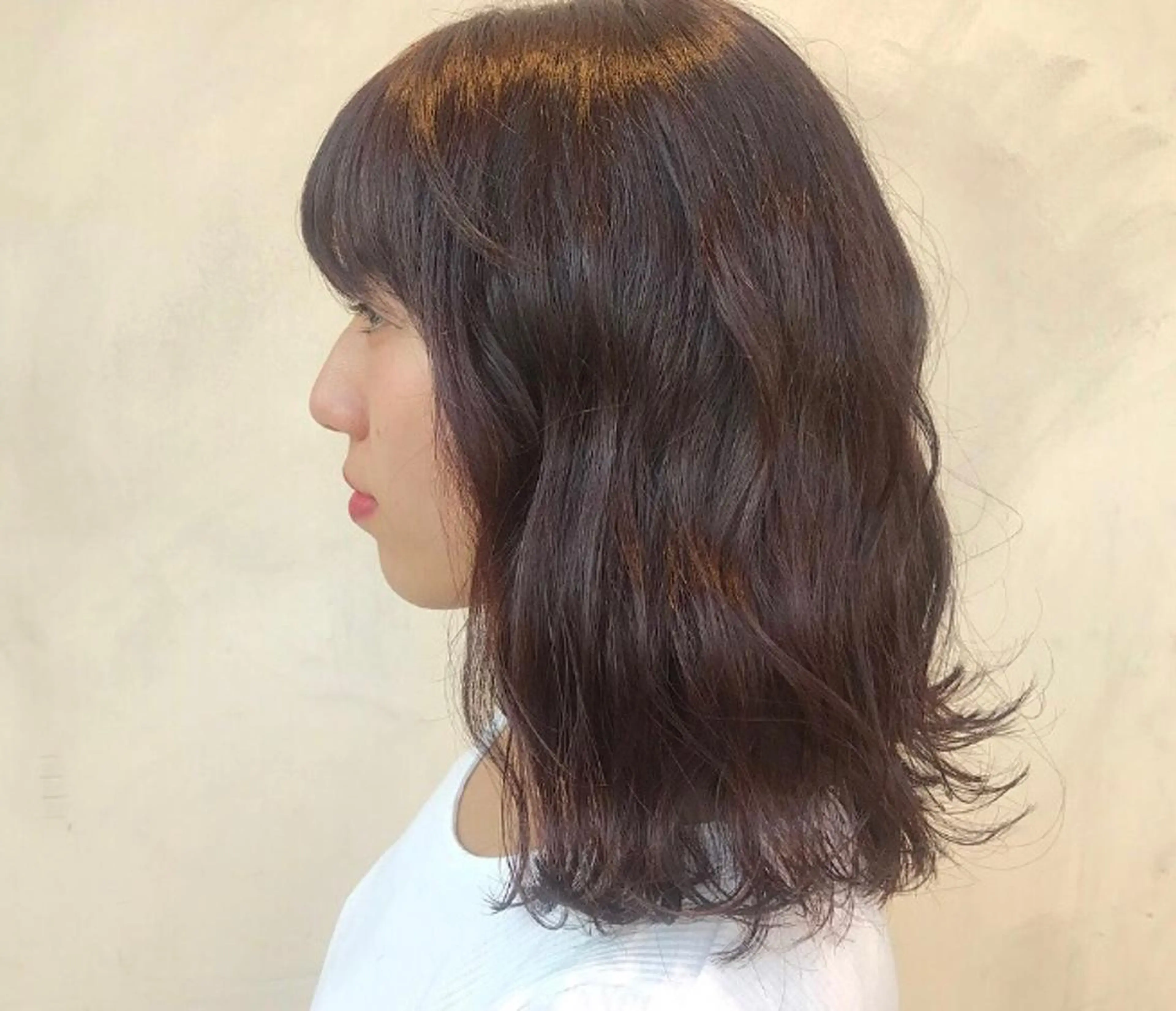 ミディアム カラー ブラウンカラー オレンジ オレンジブラウン 大阪福島 韓国まつげ Sayaka🤍🐩のマツエク・マツパデザイン