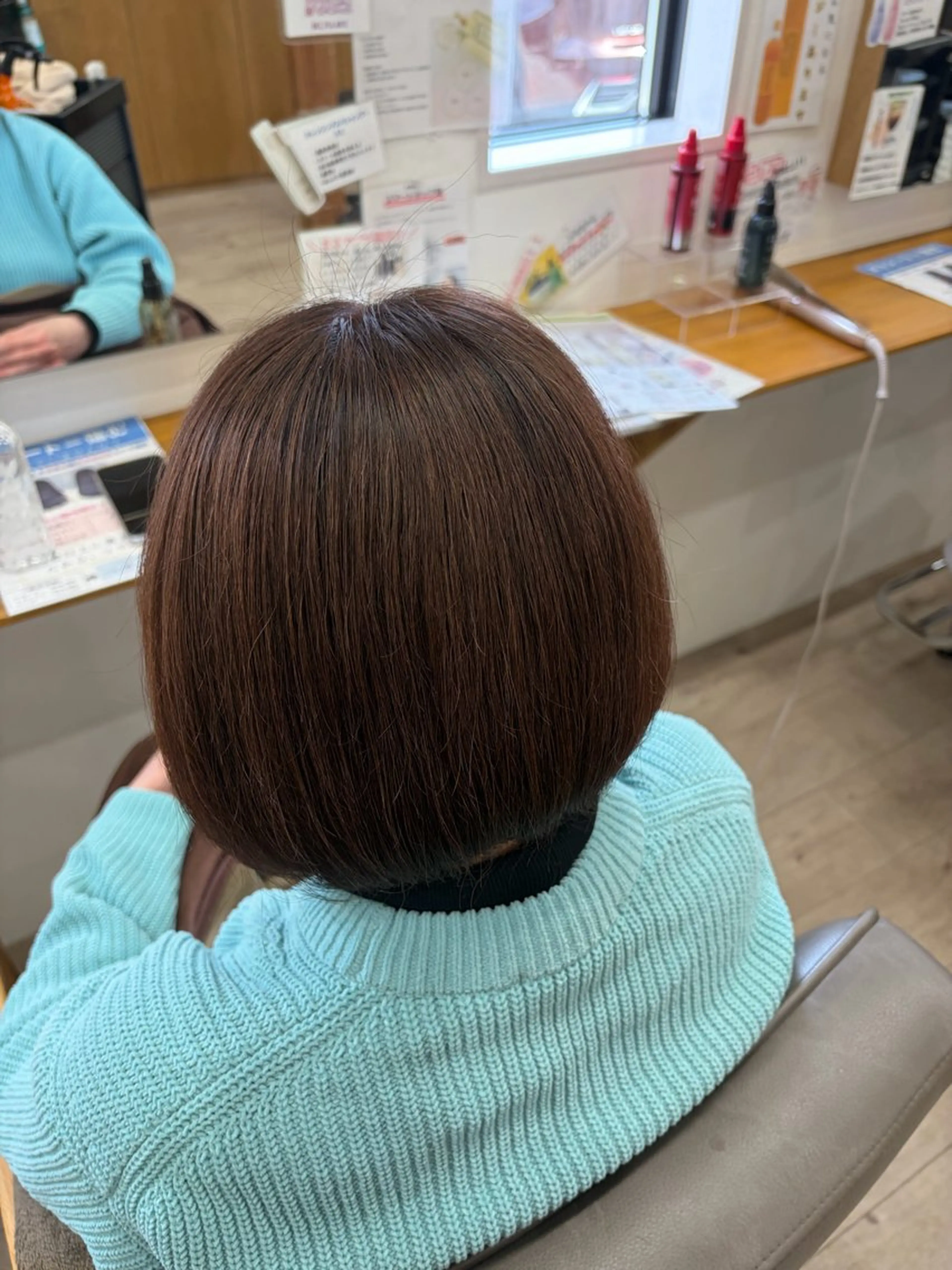 ミディアム ヘアカラー 村松 音歩のヘアスタイル