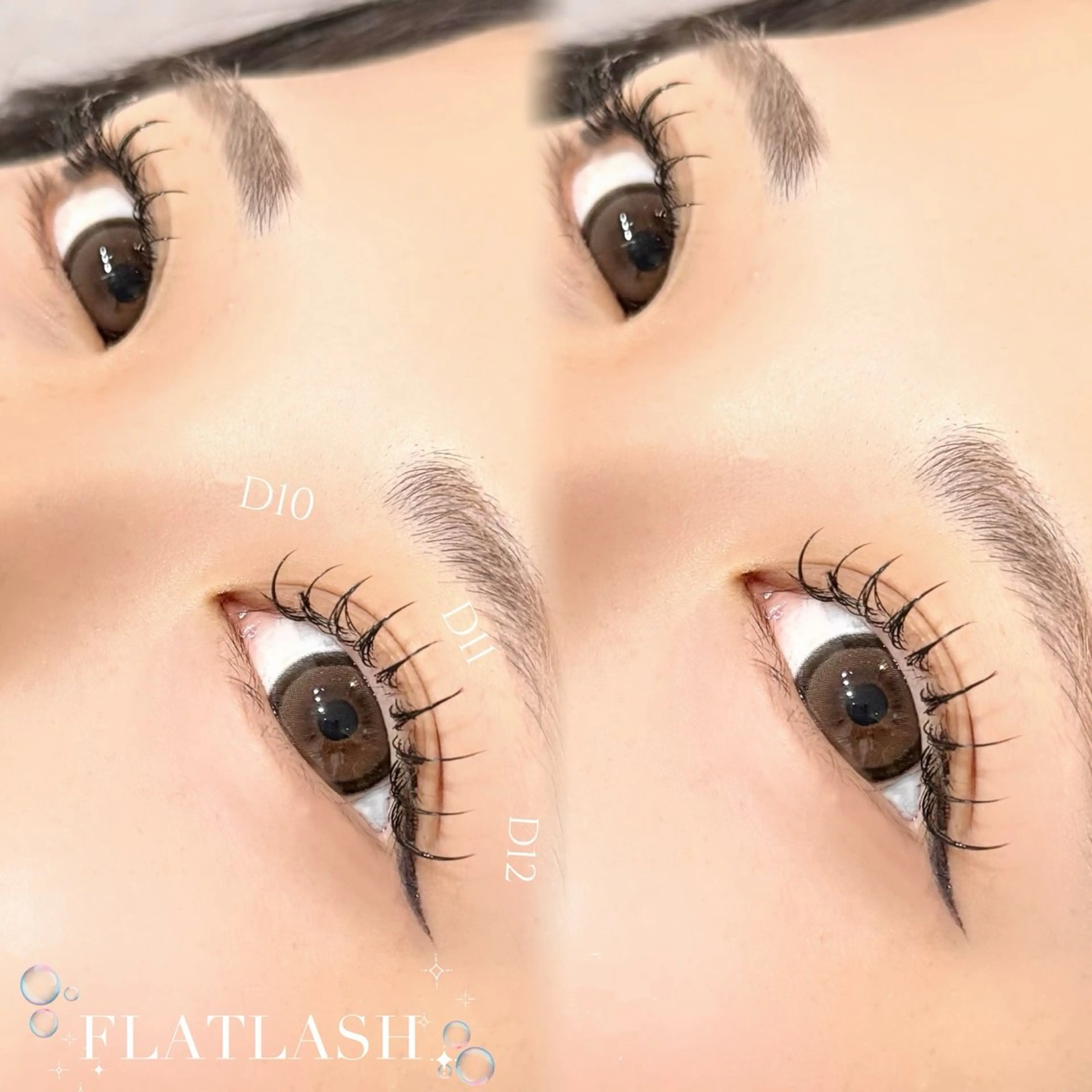 マツエク・マツパ フラットラッシュ マツエク nico所属・nico kotono🌼のマツエク・マツパデザイン