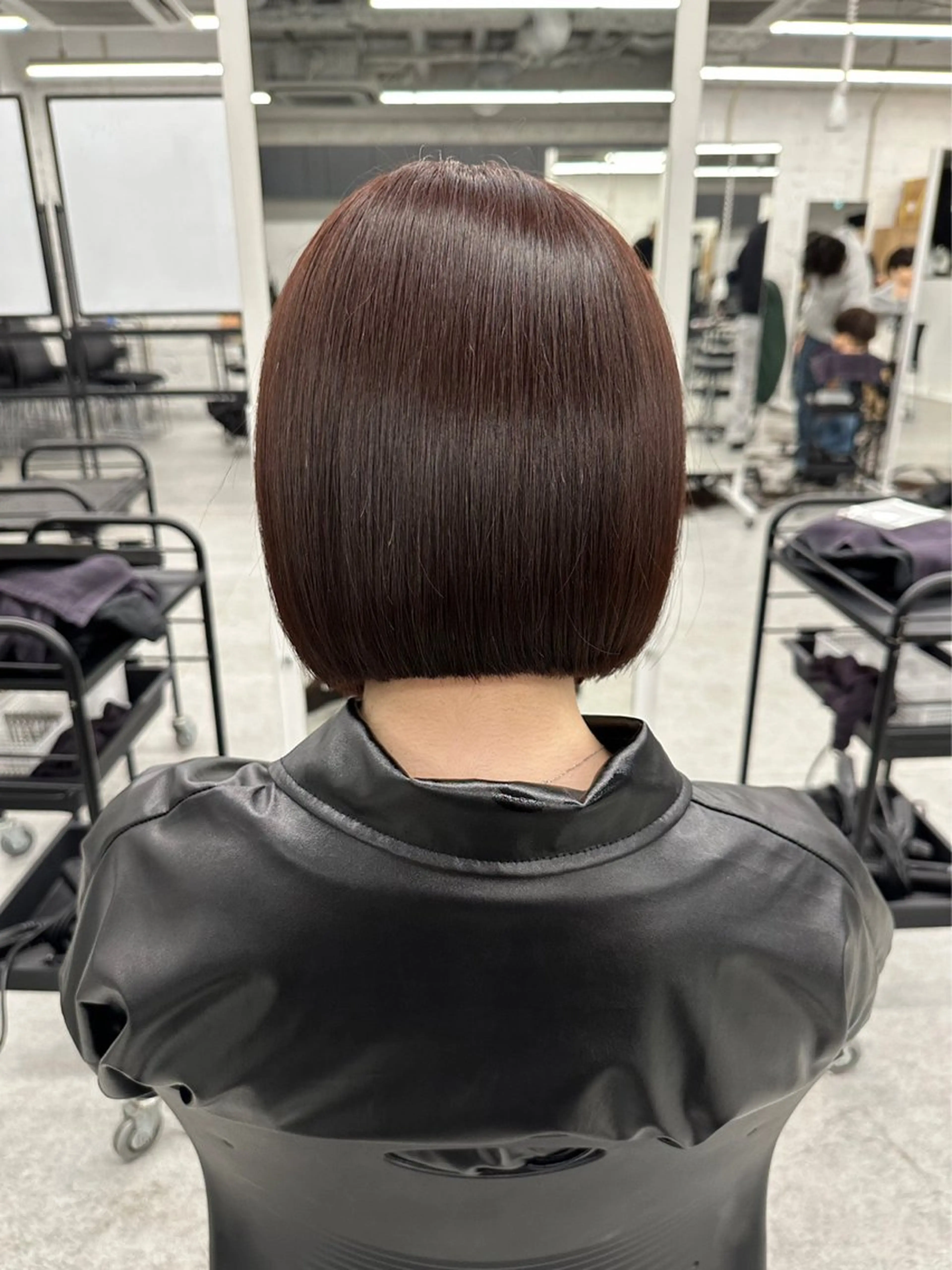 ショート カラー ブラウンカラー ピンクカラー ピンクブラウン 垢抜けハイトーン☀／ 笑顔の美容師／しゅんのヘアスタイル