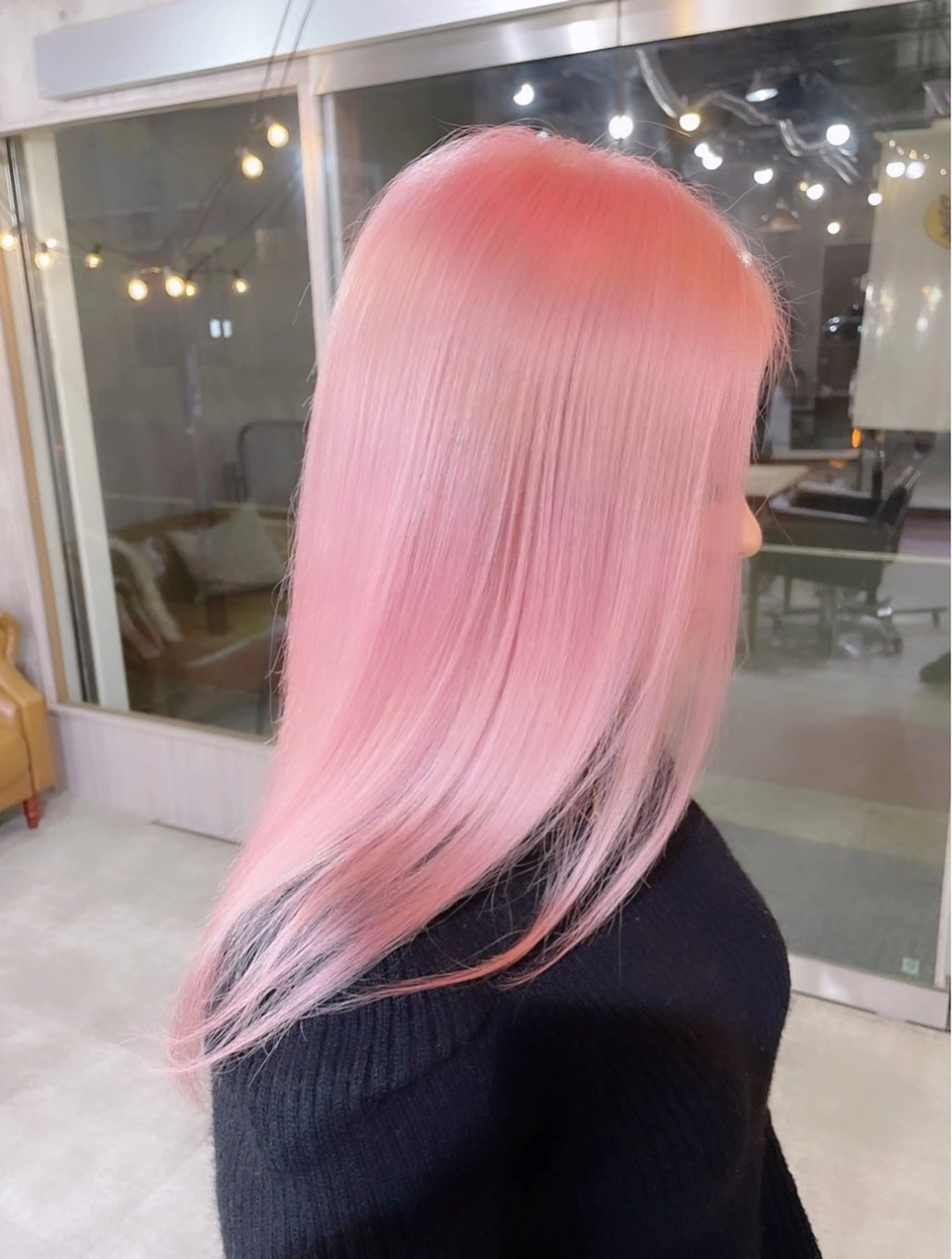 セミロング カラー ブリーチ ピンクカラー ホワイトピンク ヘアカラー MIRAC河原崎 透【代表/オーナー】のヘアスタイル