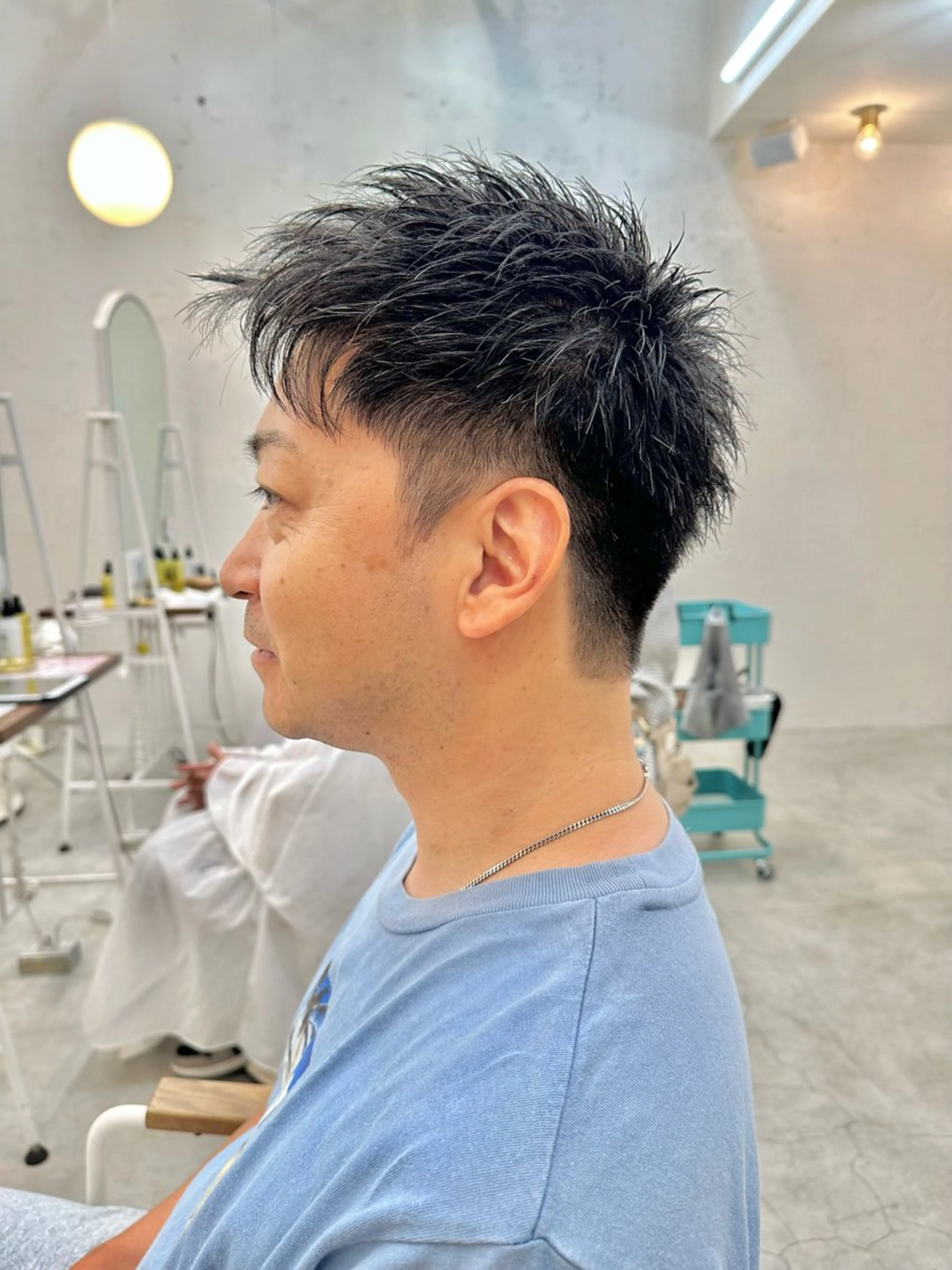 ショート メンズ ROMMY.×Homme所属・ミニモ限定‼️ メンズカット✂️のヘアスタイル