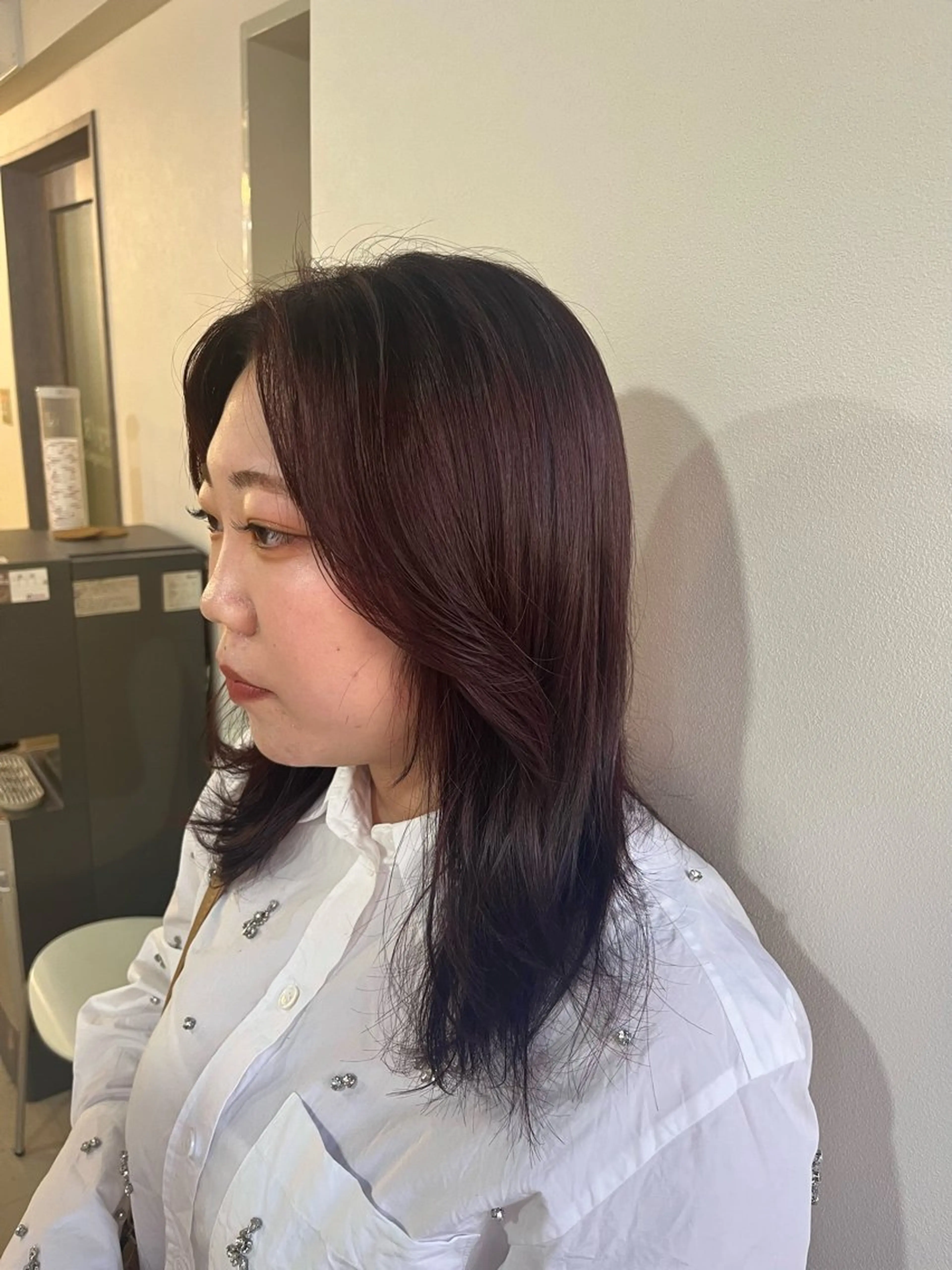 カラー レッドカラー カット ヘアカラー トリートメント Sherry/R 三川町　山本なつみのヘアスタイル