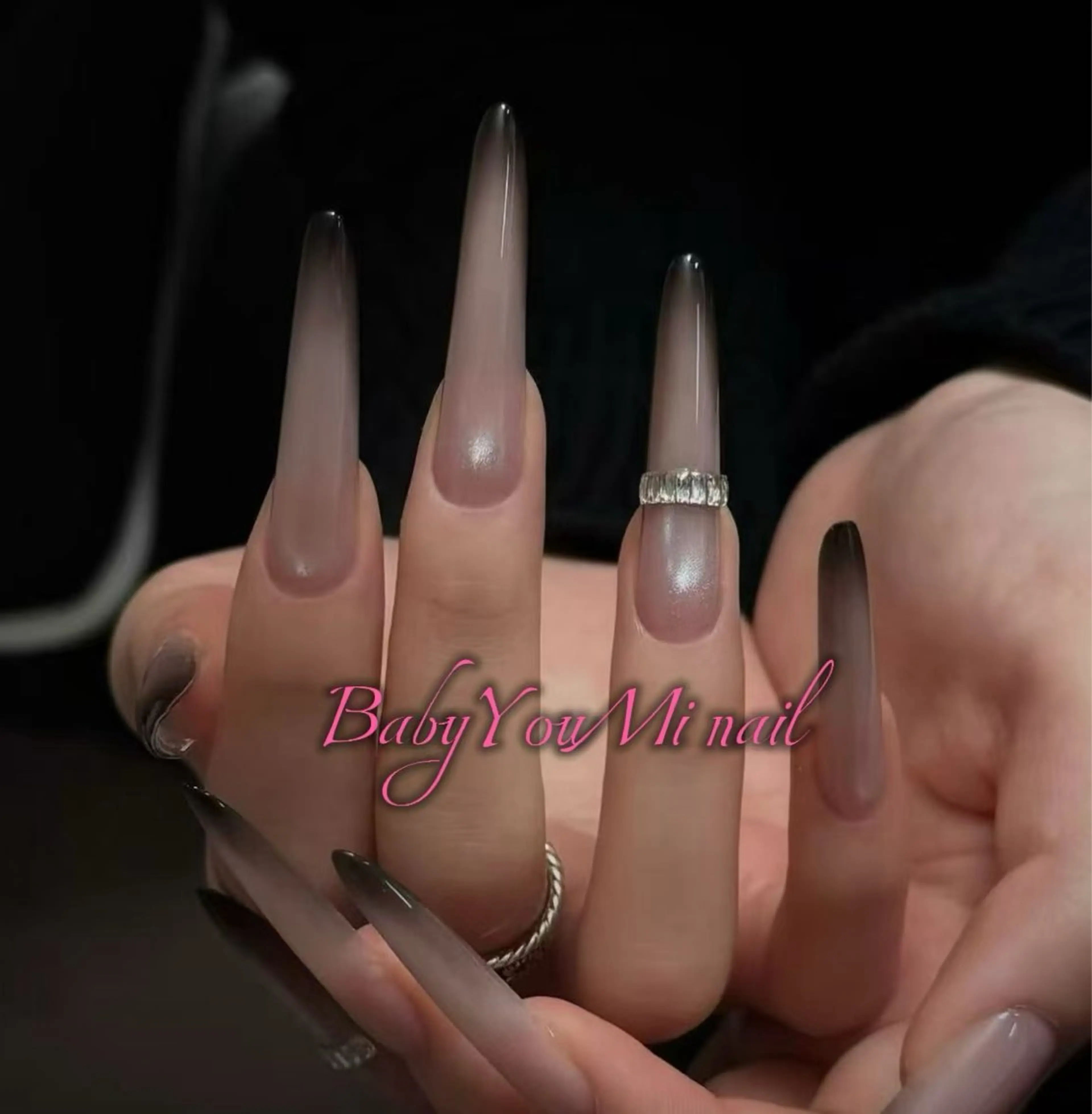 ネイル オーロラネイル 成人式 フットネイル フレンチネイル ジェルネイル ハンドネイル 相沢 さやかのネイルデザイン