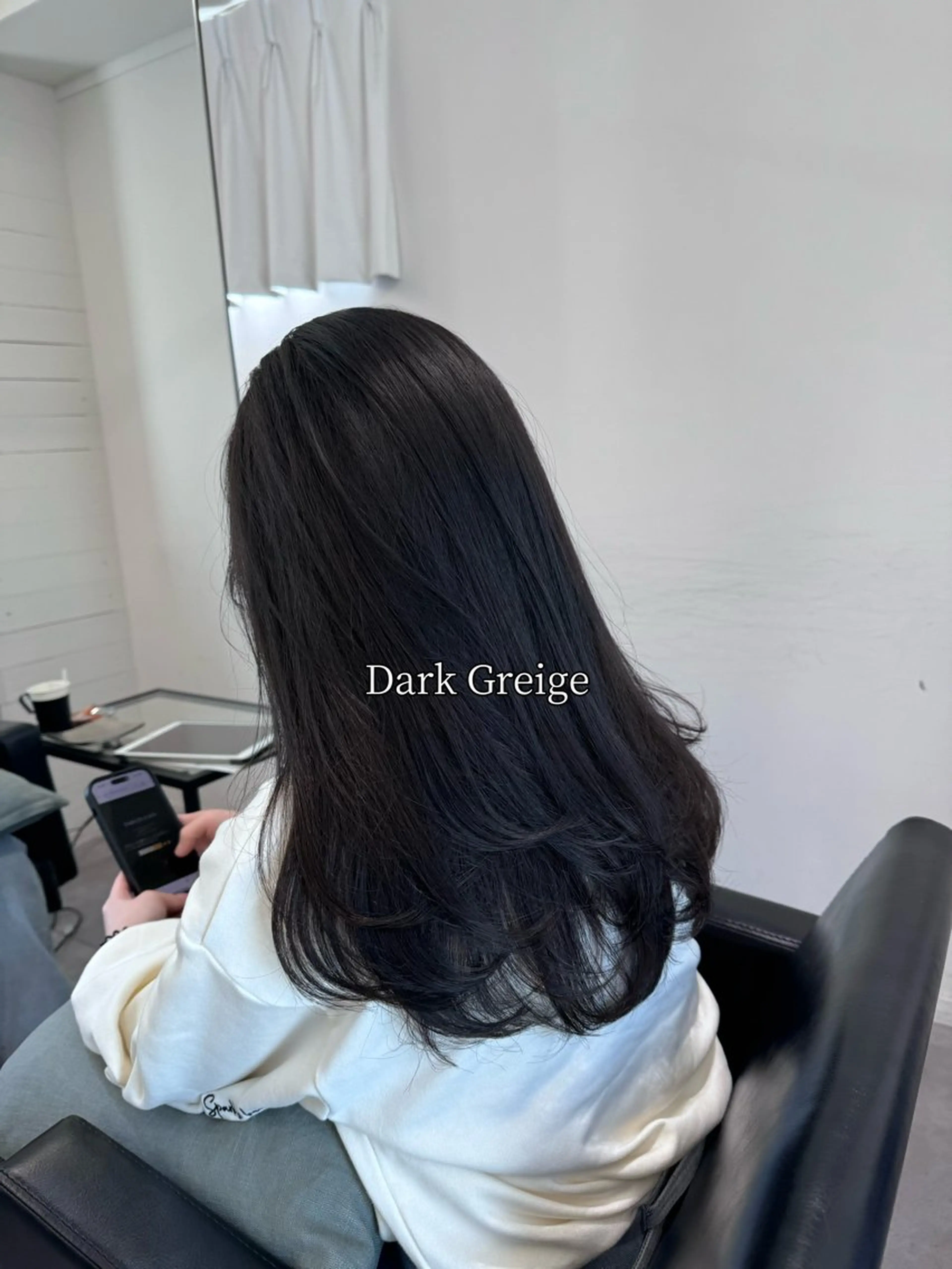 ミディアム カラー カット ヘアカラー トリートメント AHNKISM所属・髪質改善/艶カラー HANAのヘアスタイル