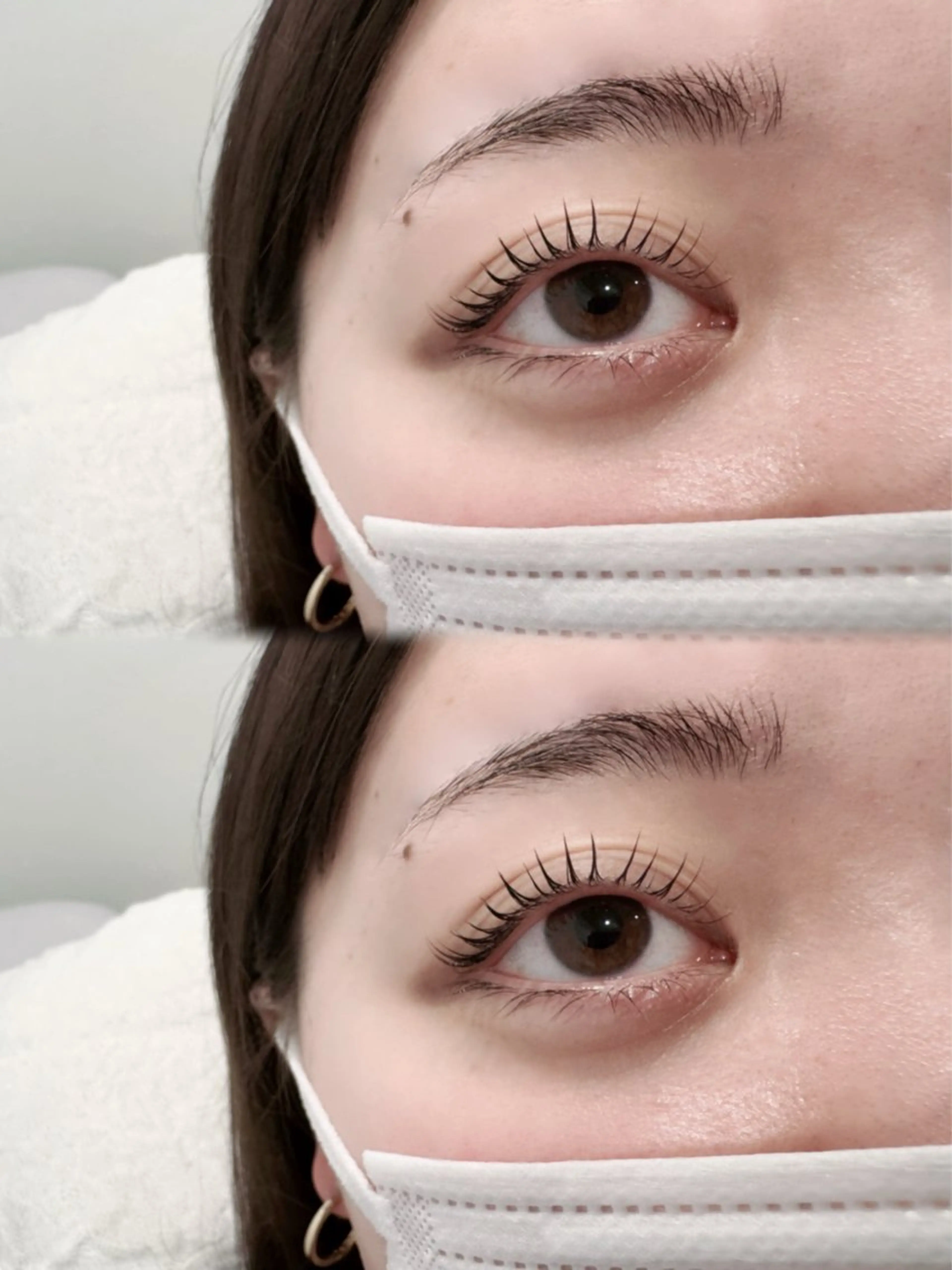 マツエク・マツパ ナチュラル 一重×まつ毛パーマ ゴウダ ユキのマツエク・マツパデザイン