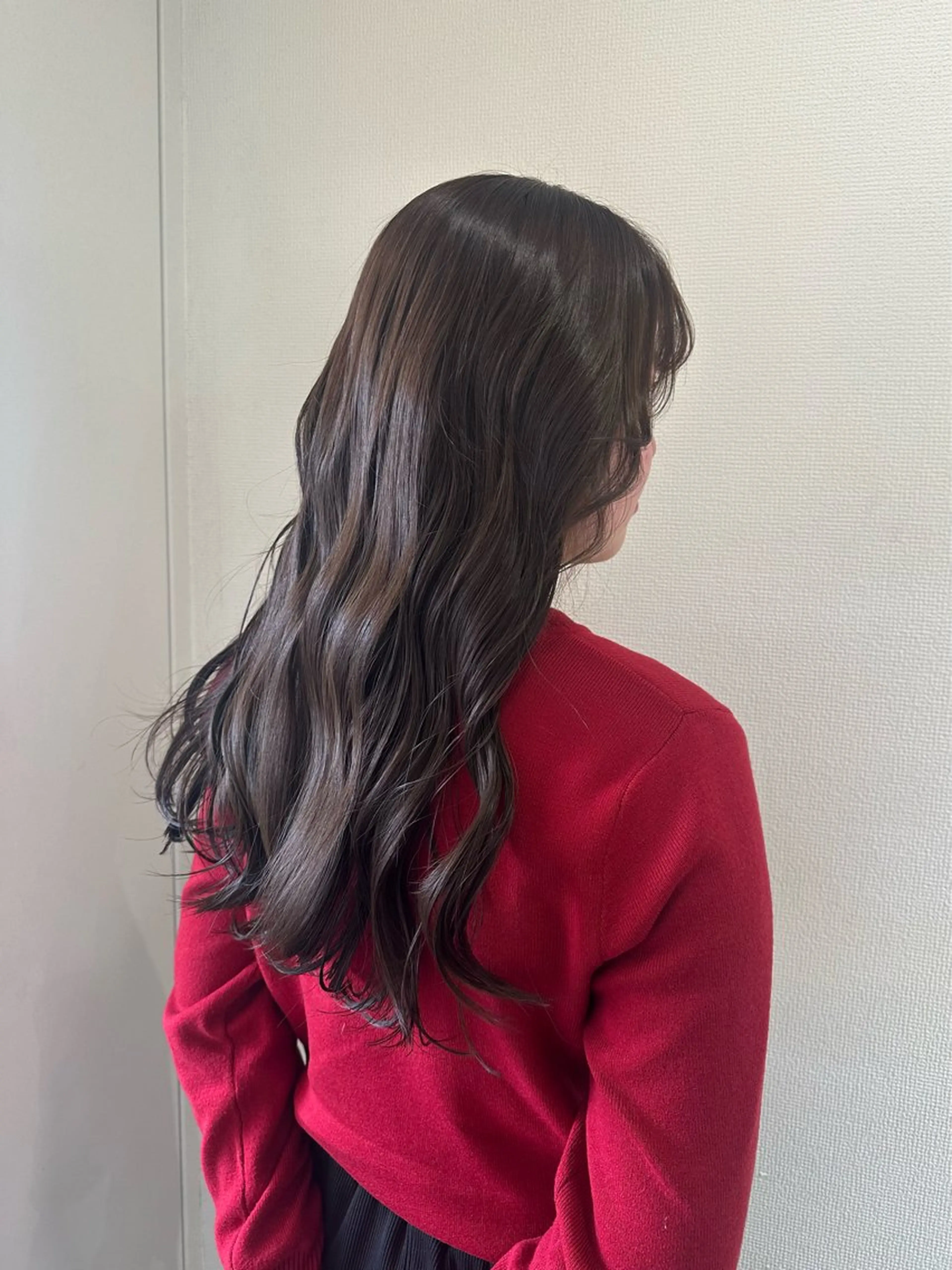 ロング カラー 透明感カラー ハシヅメ キョウカのヘアスタイル