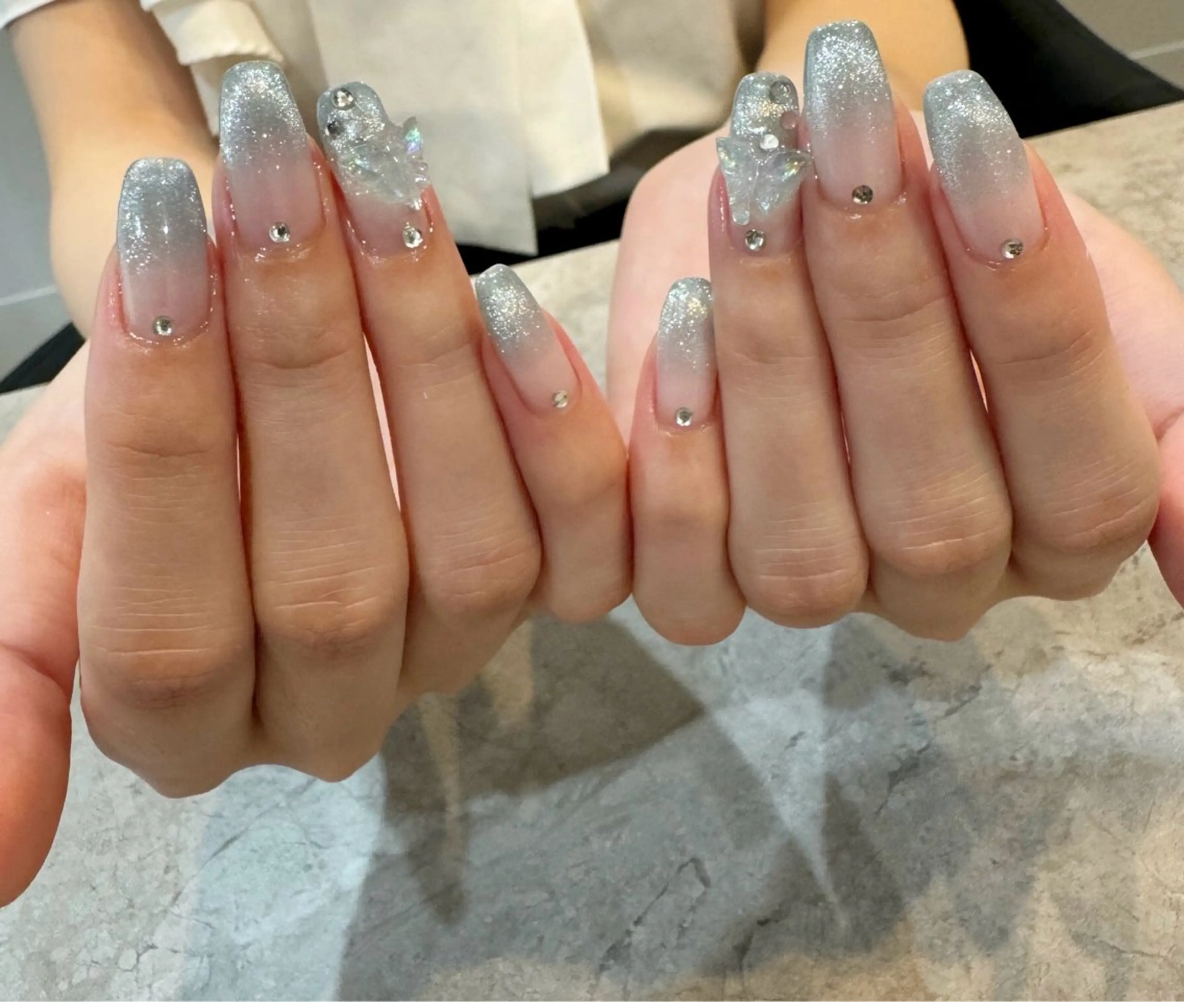 ネイル グラデーション マグネットネイル Blé nailのネイルデザイン