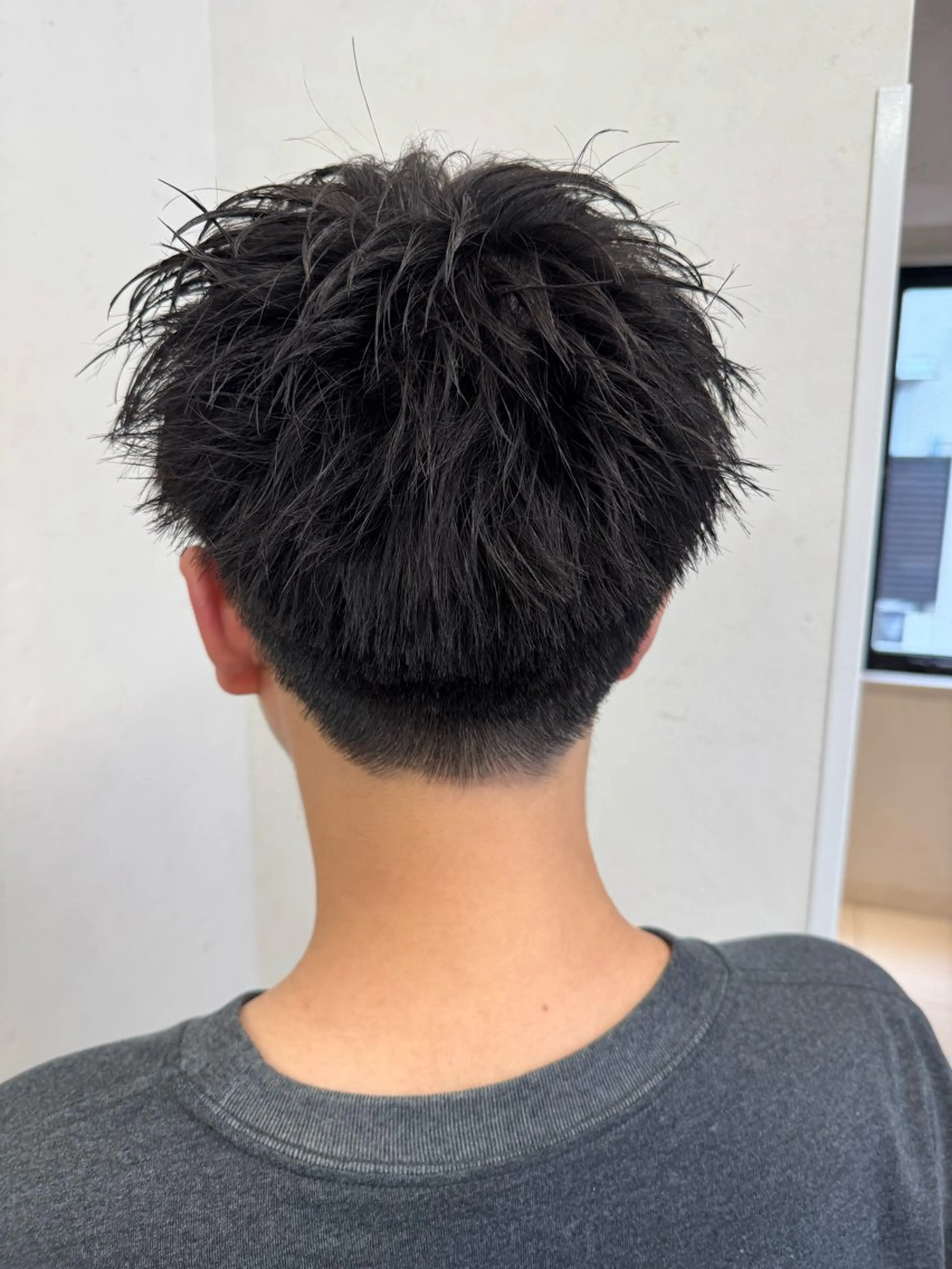 ショート メンズ カット パーマ/ハイトーン /吉田眞のヘアスタイル