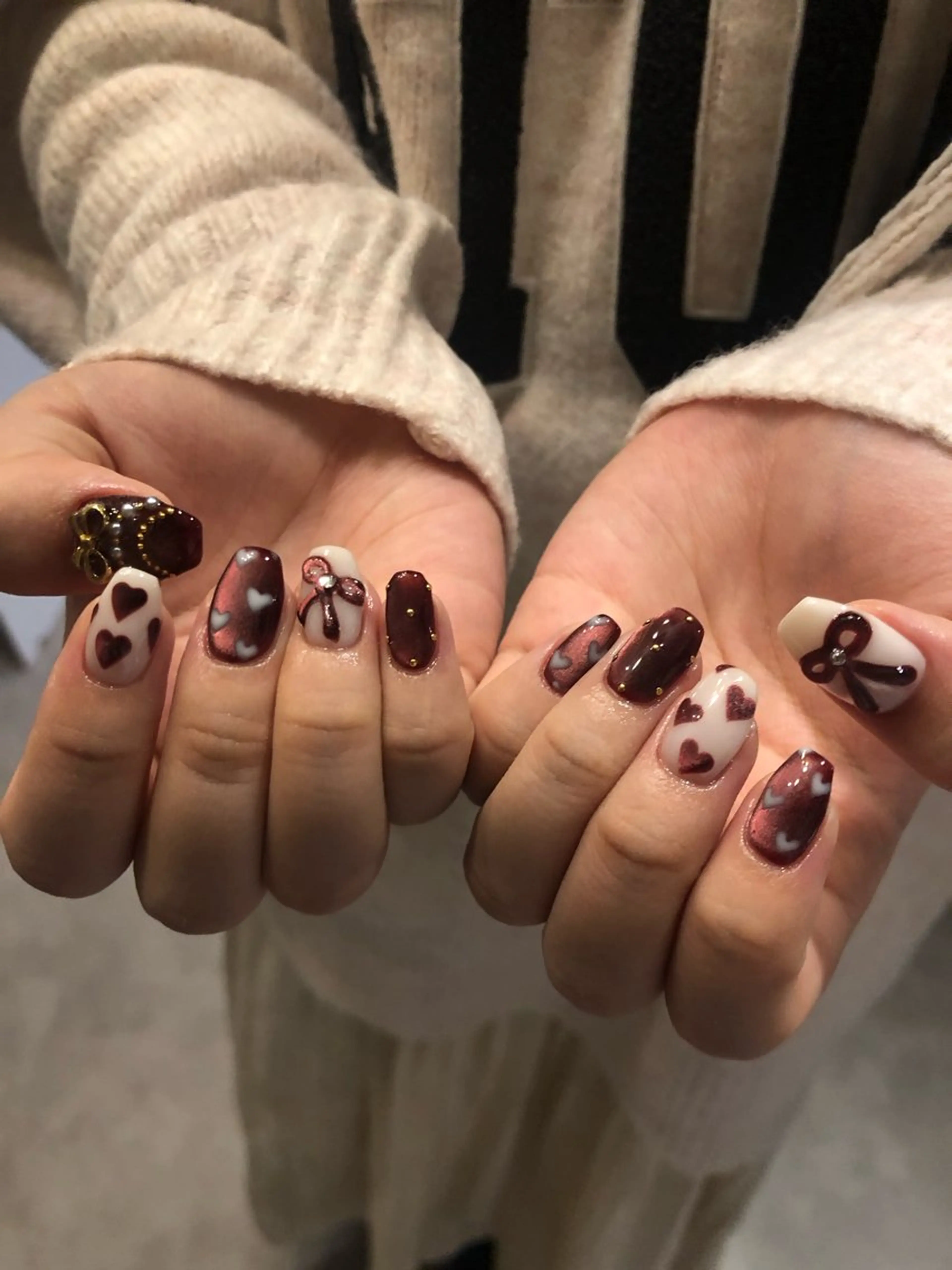 ネイル 冬ネイル クリスマス ハンドネイル muhl by DILL所属・. wakanaのネイルデザイン