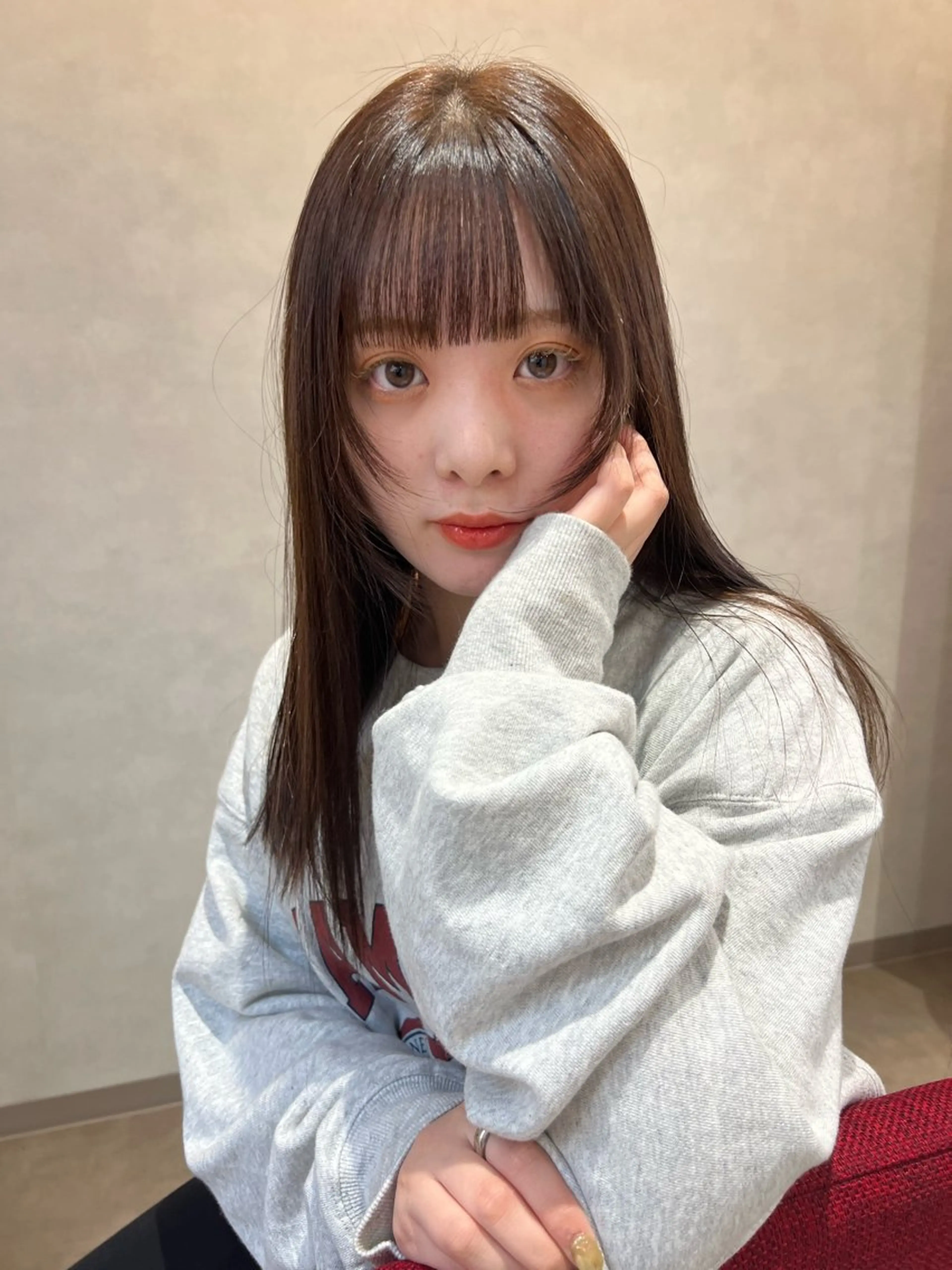 ロング TERMINAL bern所属・縮毛矯正/髪質改善 riwaのヘアスタイル