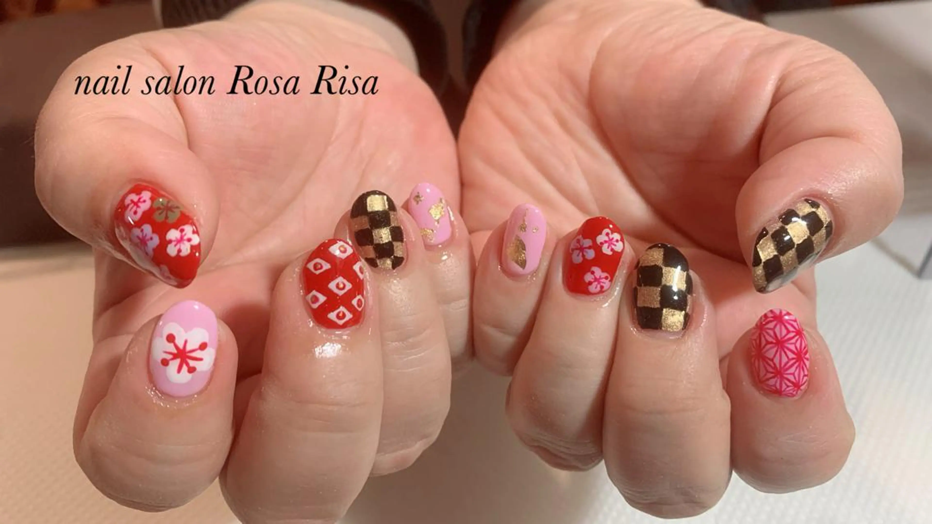 ショート ネイル ハンドネイル ネイルスタジオ シェイクユアハンズのネイルデザイン