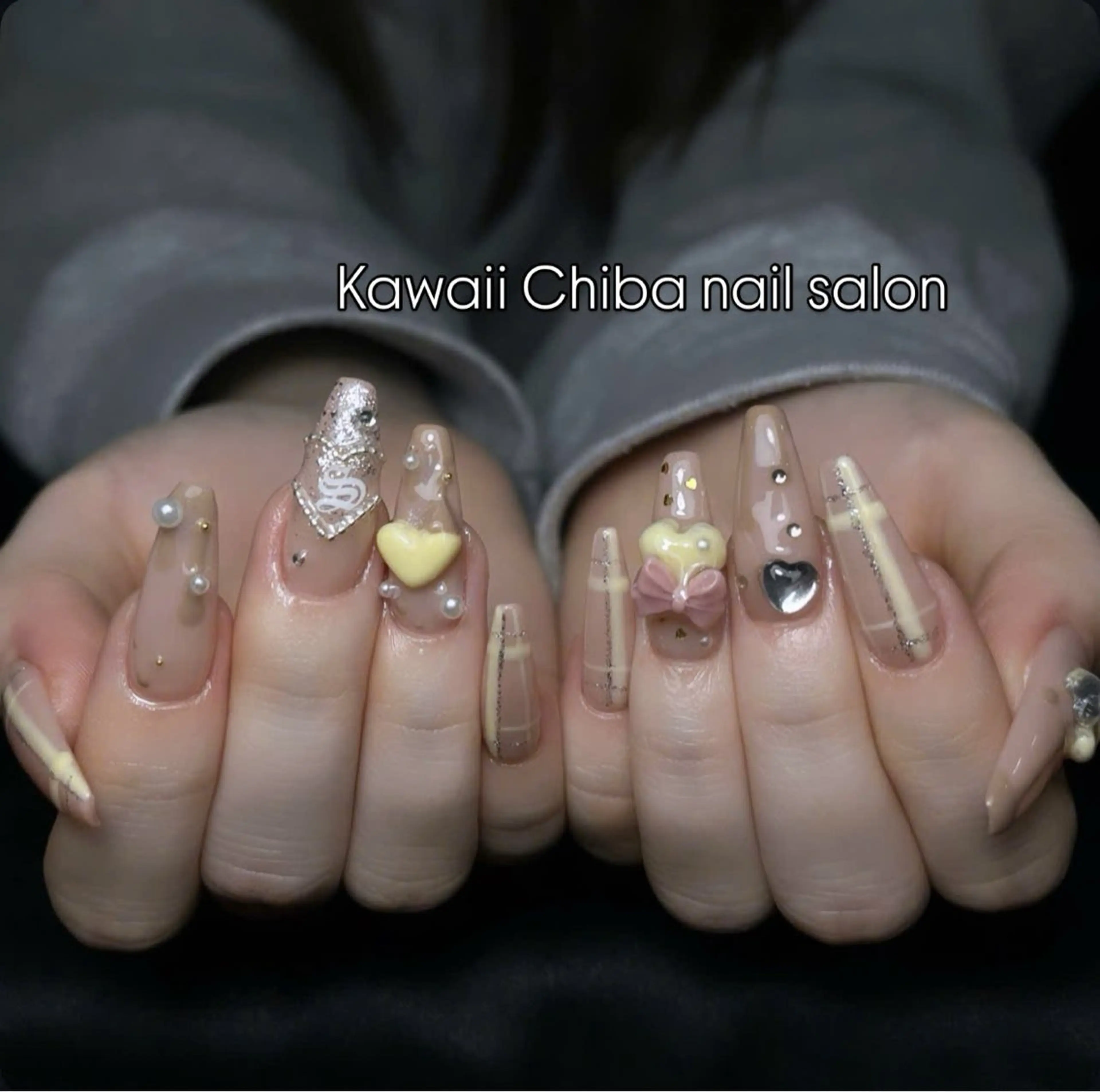 ネイル 韓国ネイル ワンホンネイル Kawaii _Nailのネイルデザイン