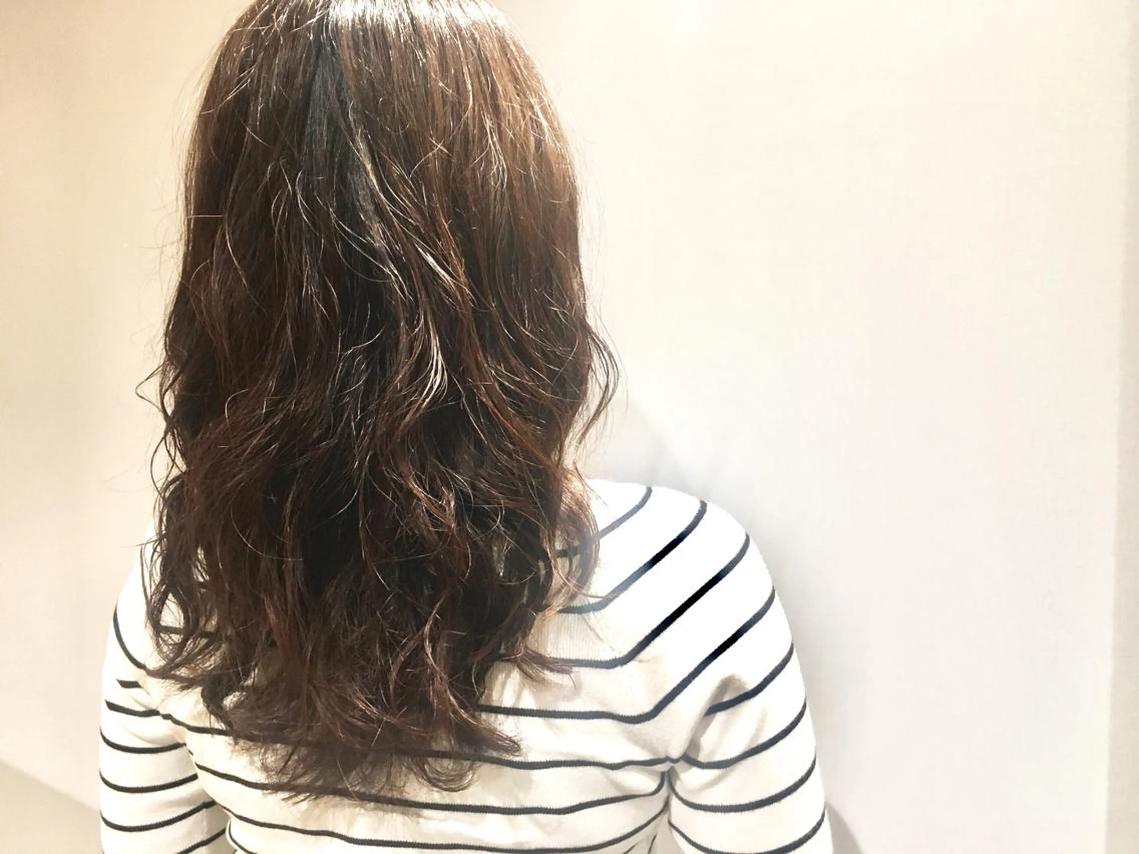 セミロング パーマ セミロングパーマ デジタルパーマ 【ヌーベルバレ】 ゆきみのヘアスタイル