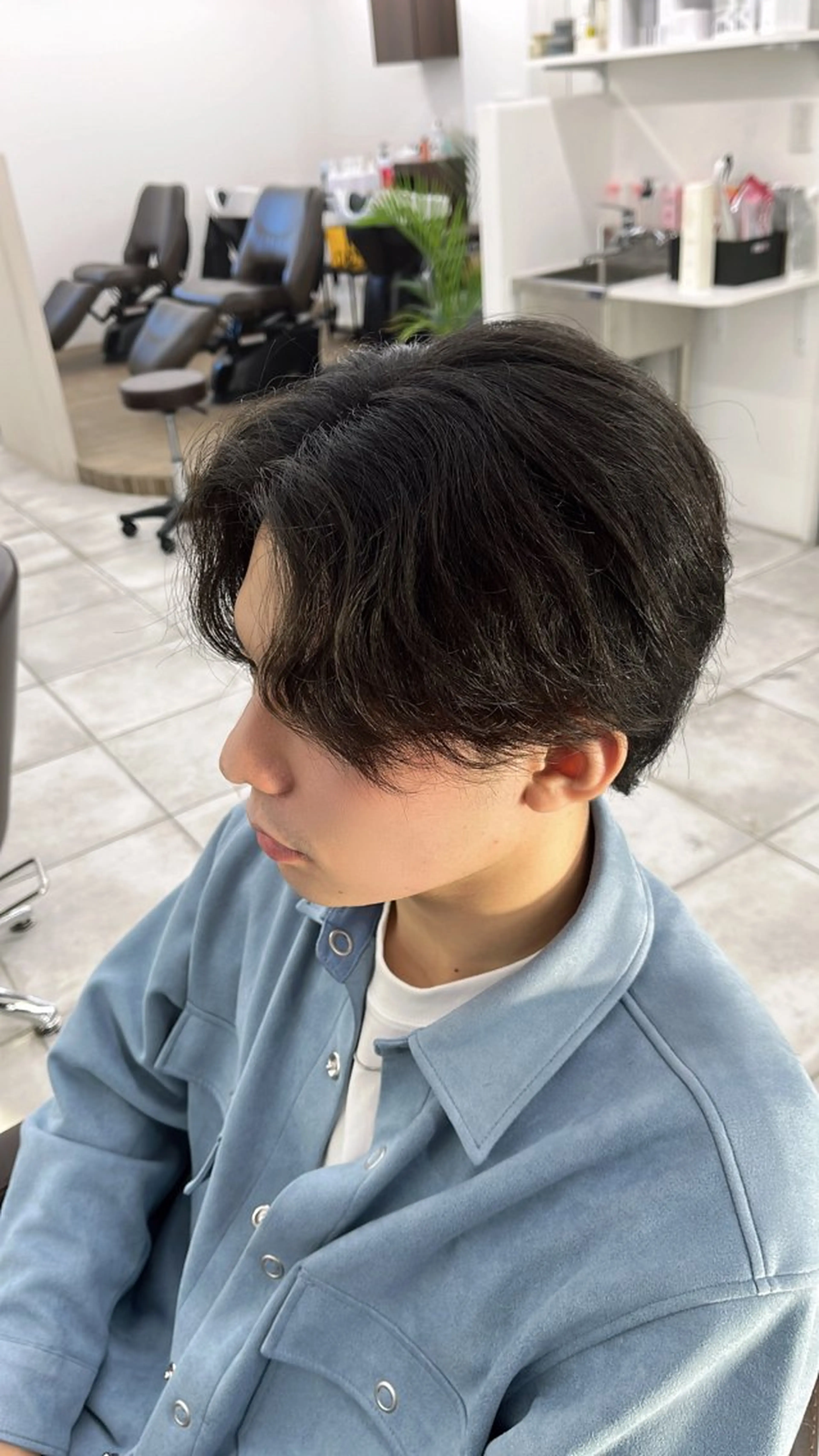 ショート パーマ メンズ 🏆メンズヘア特化 🥇代表りんぺーのヘアスタイル