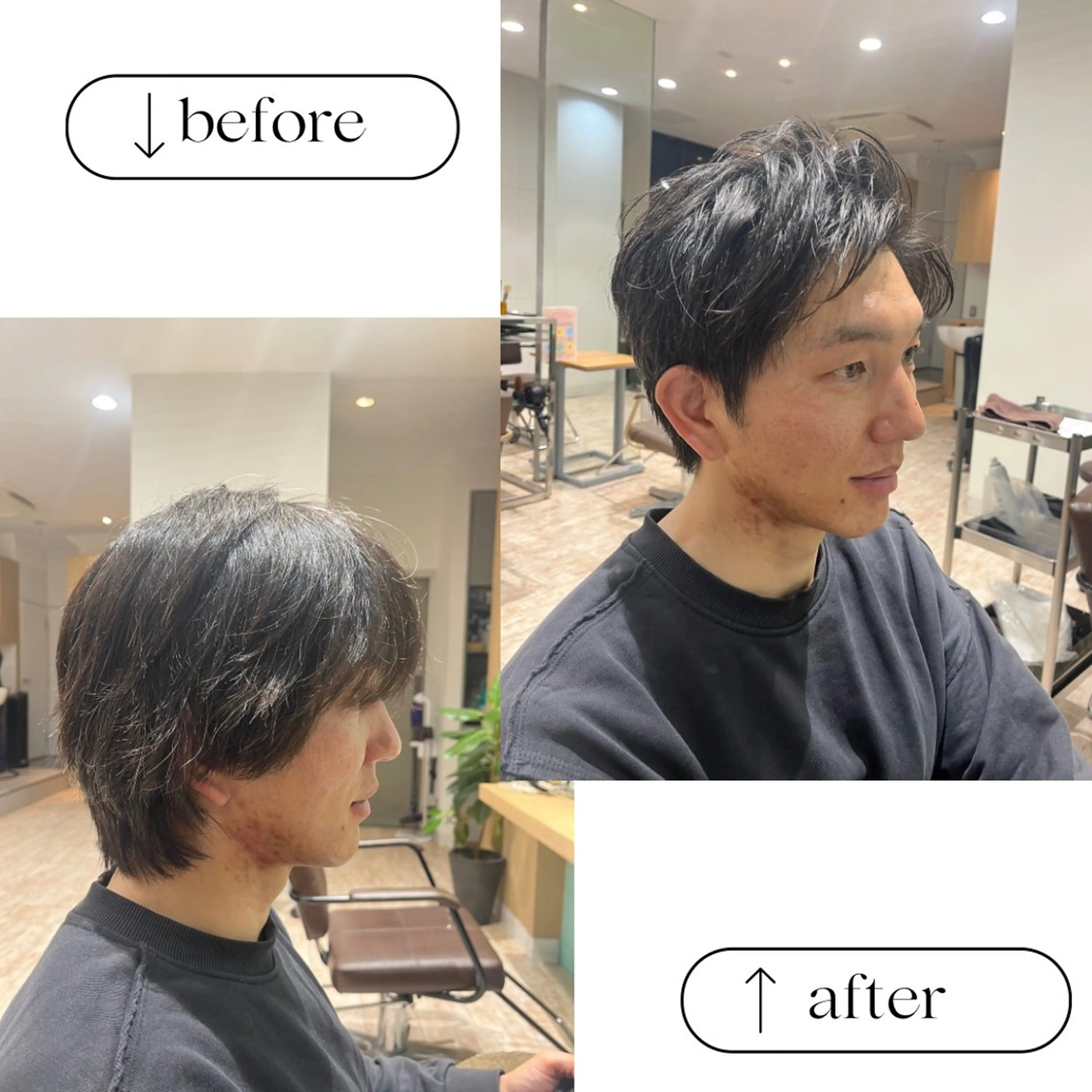 ショート メンズ Le clic ALPHA所属・小顔似合わせカット/ レイヤー/mai‪のヘアスタイル