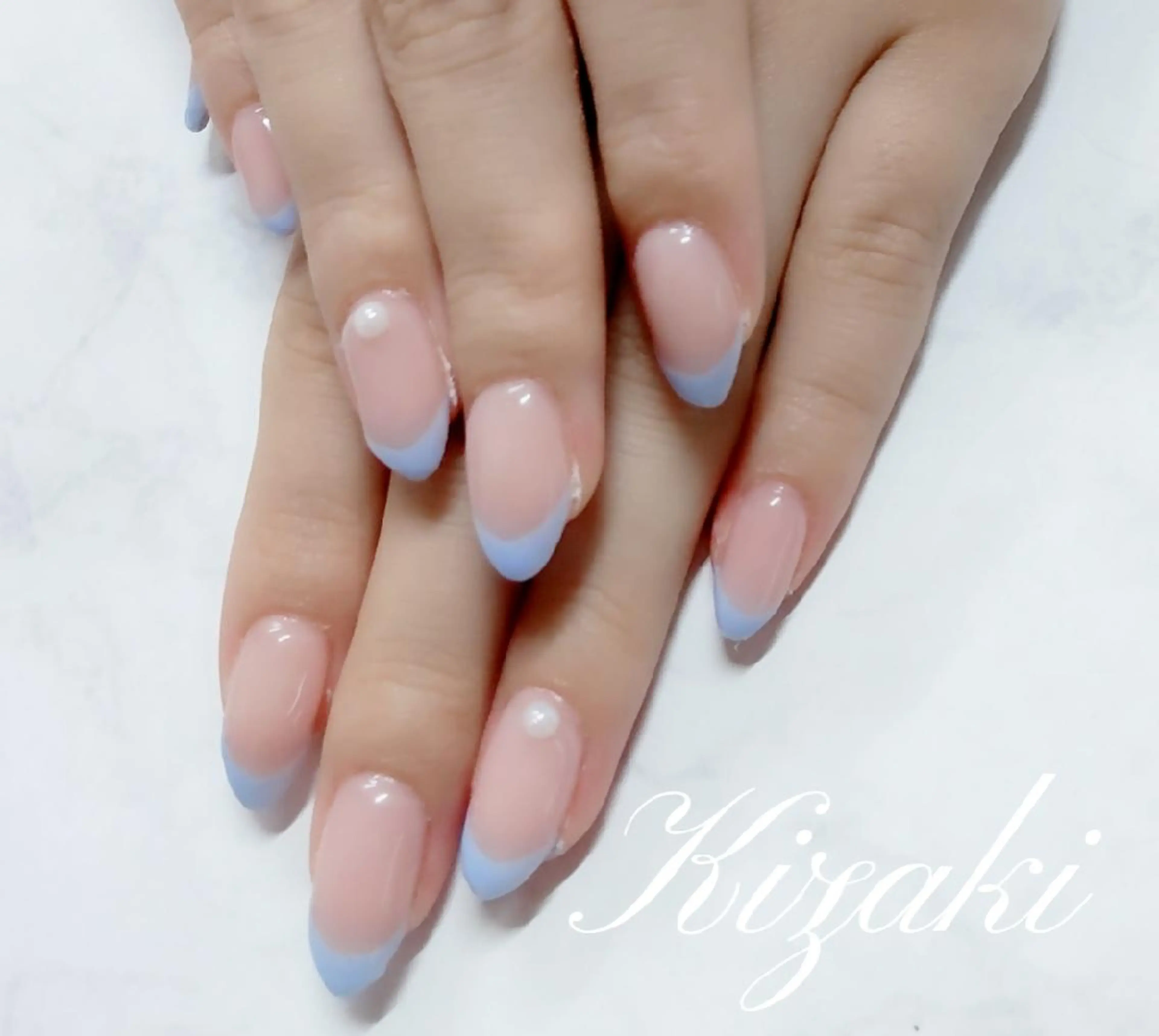 ネイル フレンチネイル Kizaki.. Saoriのマツエク・マツパデザイン