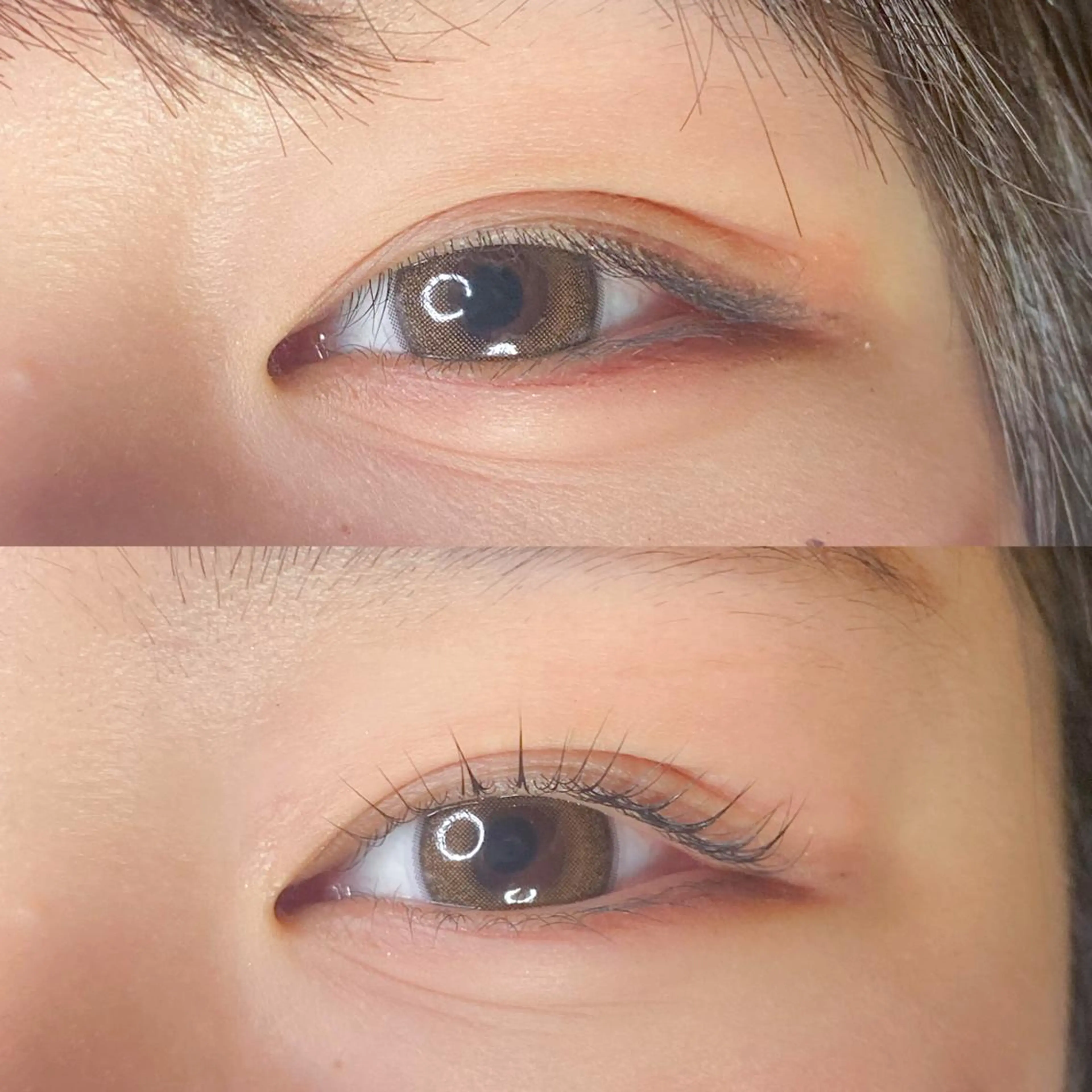 マツエク・マツパ パリジェンヌラッシュリフト マツパ une 石橋阪大前・ 箕面・池田・蛍池のマツエク・マツパデザイン