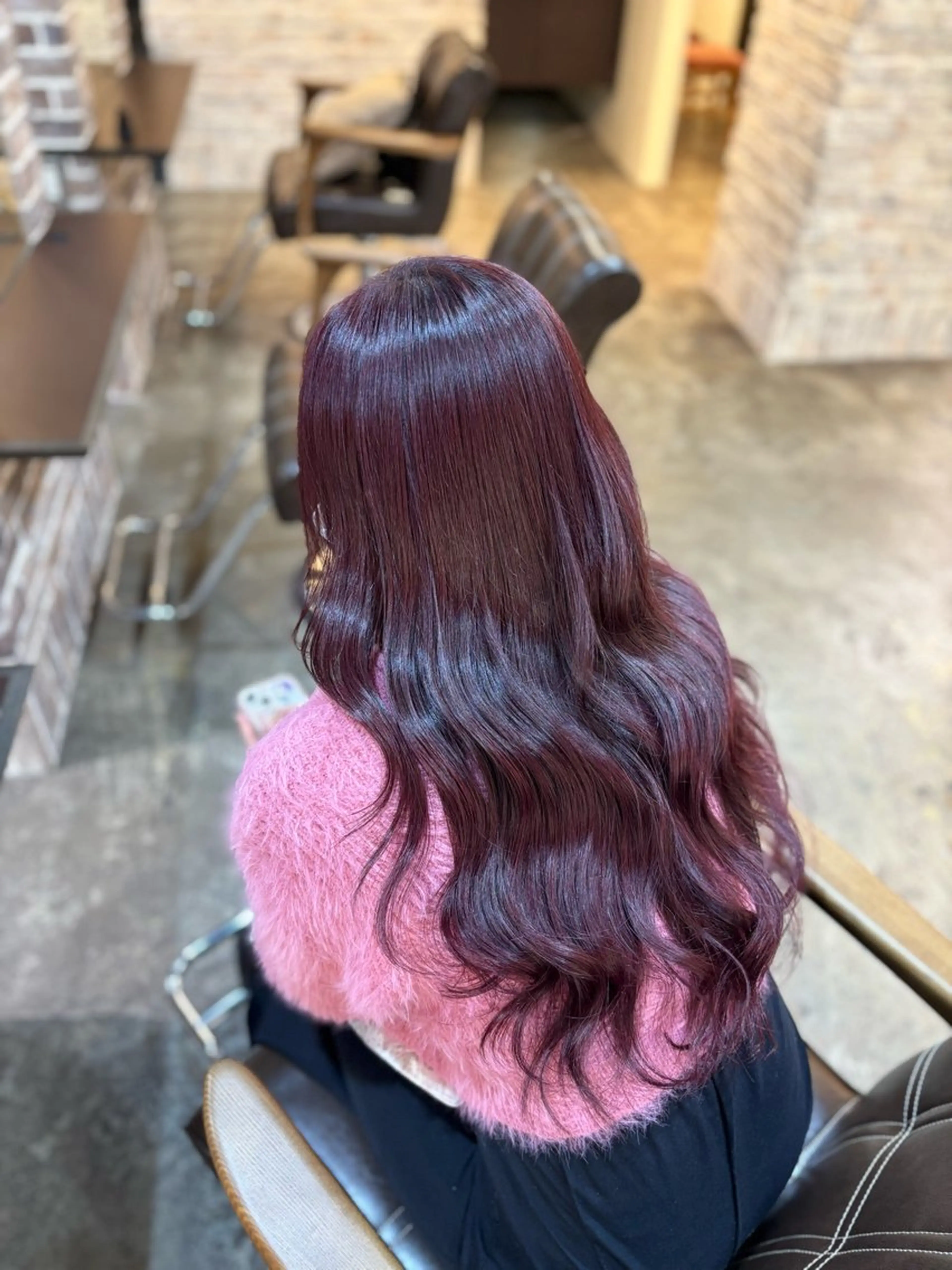 ロング カラー ヘアカラー トリートメント カラーモデル/ 川野秀真のヘアスタイル