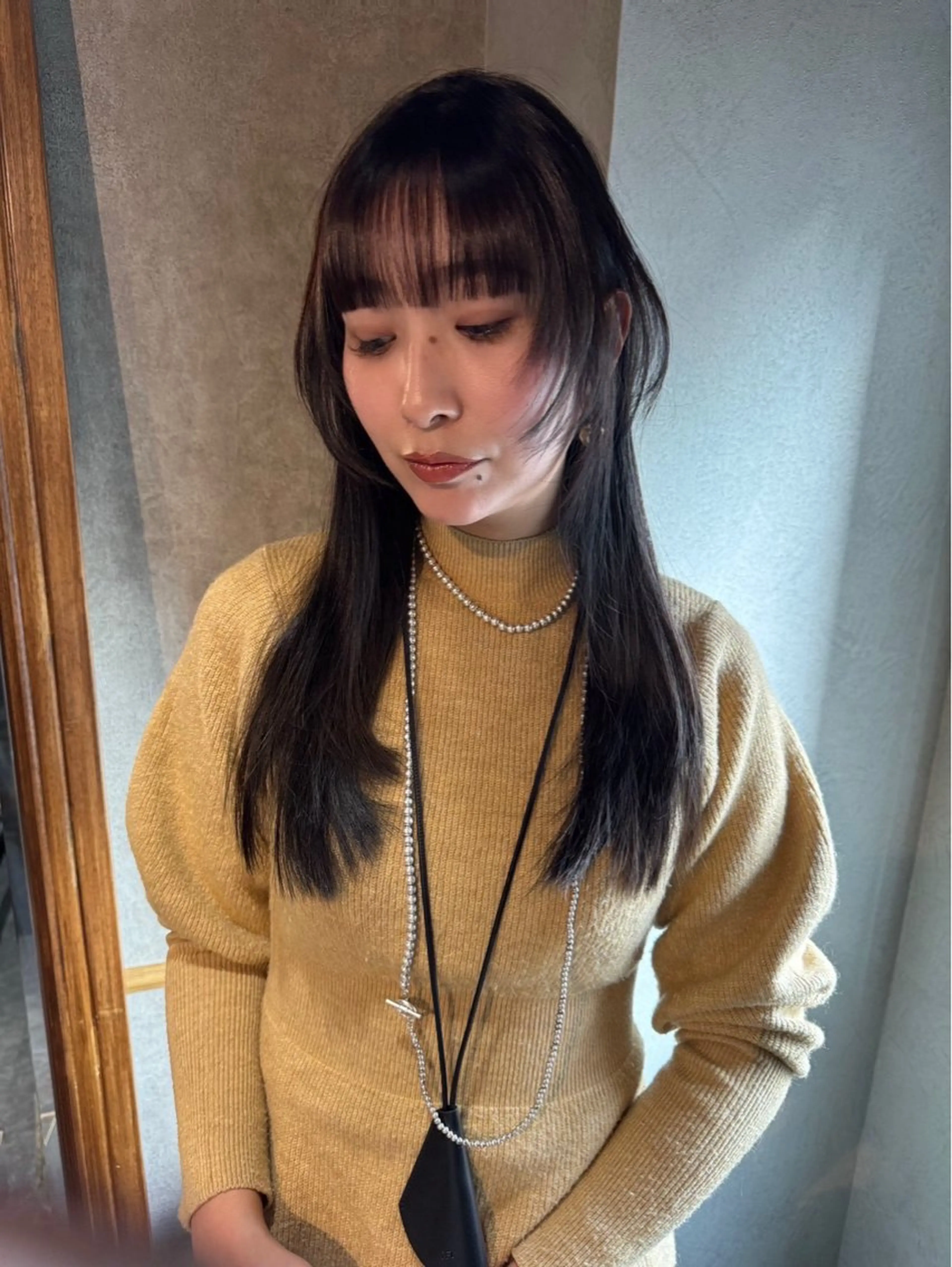 ロング カラー パーマ ヘアアレンジ メンズ カット ヘアカラー 心斎橋美容室 Junのヘアスタイル