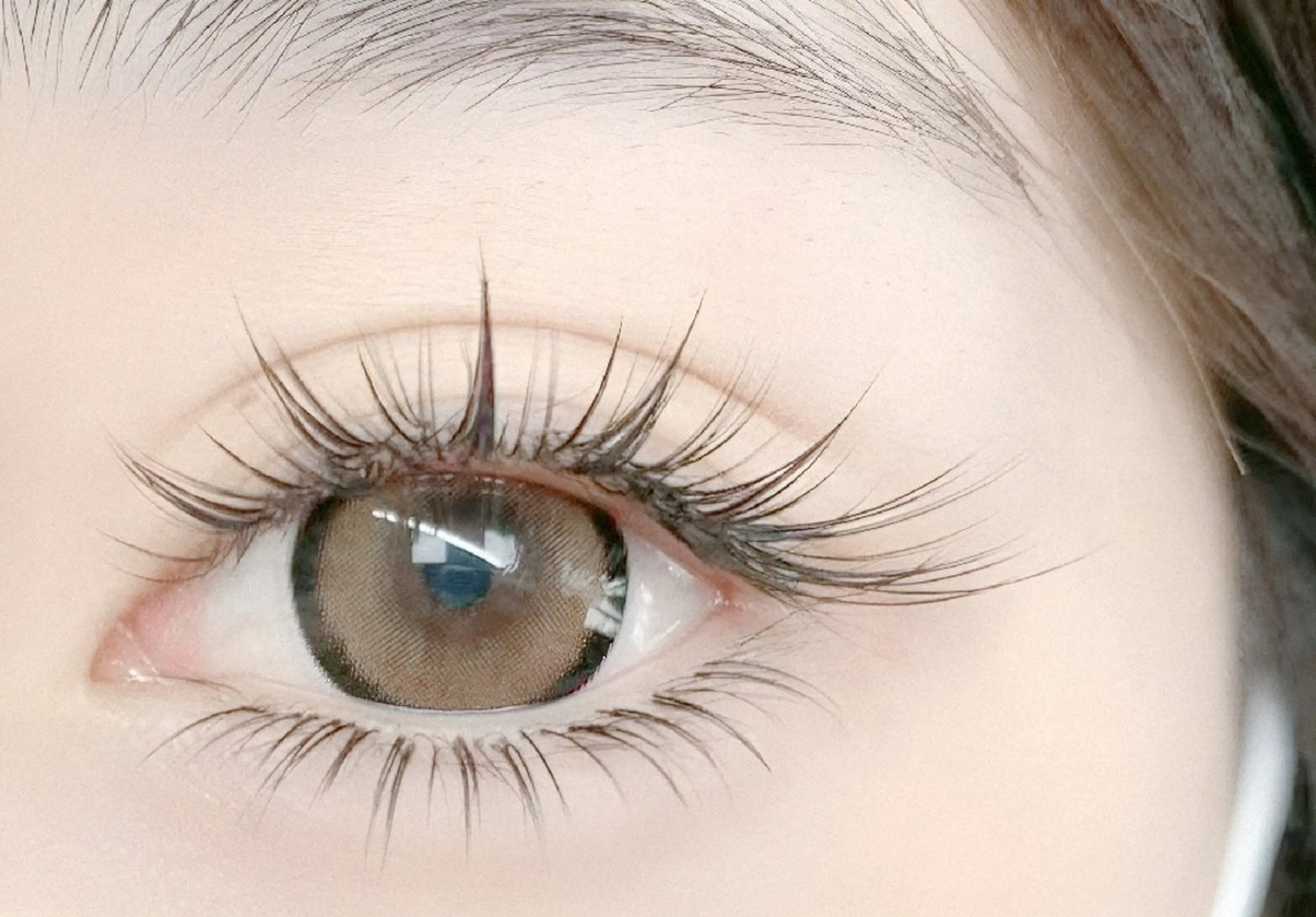 【人気 ☆初回オフ無料★ミニモSALEワンホンマツエク]100束 ★ コーティング付 ¥5480二回目から¥6480の写真