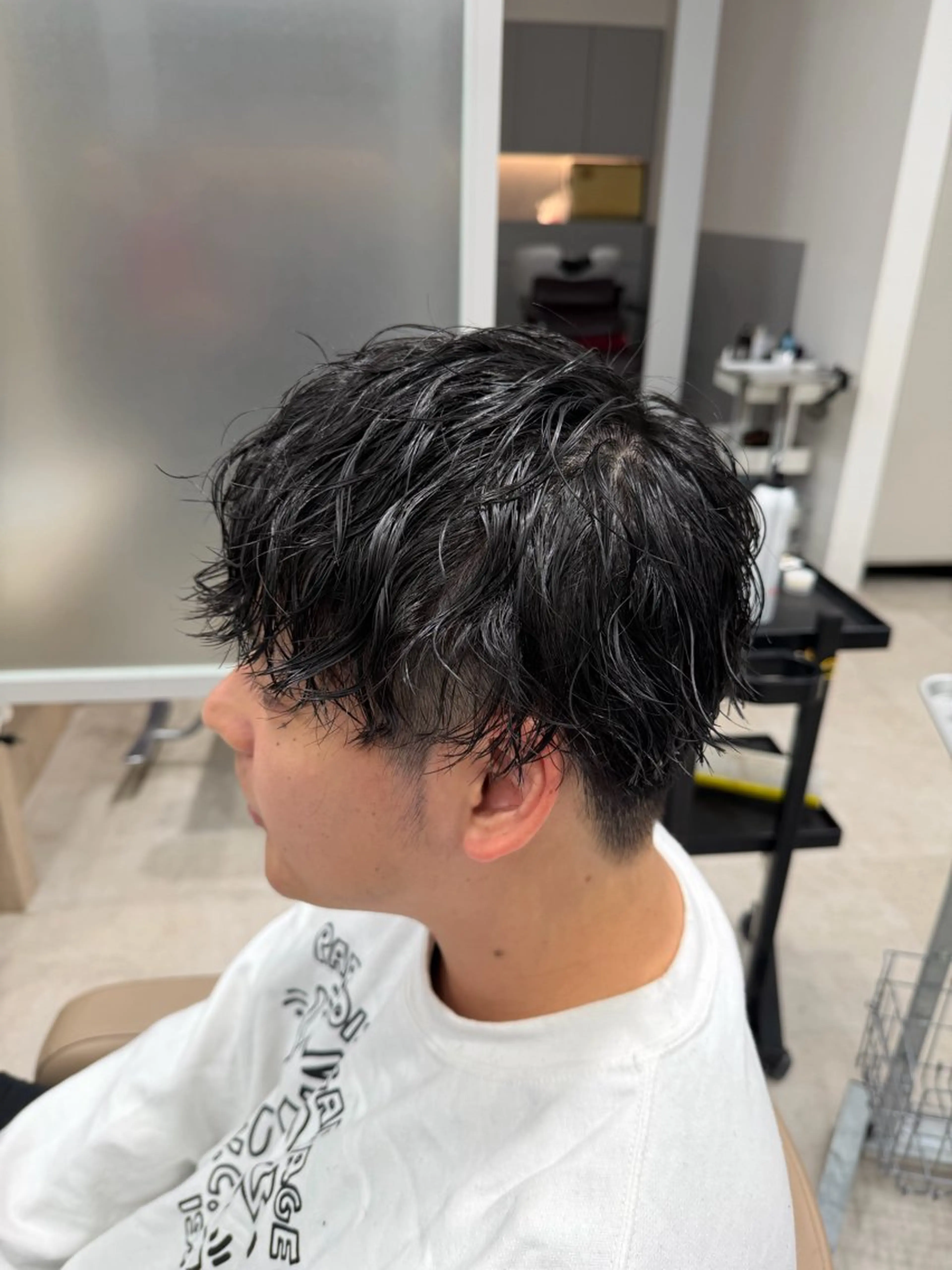 パーマ メンズ メンズパーマ カット パーマ トリートメント EARTH菊名店👾 ひらのすぐるのヘアスタイル