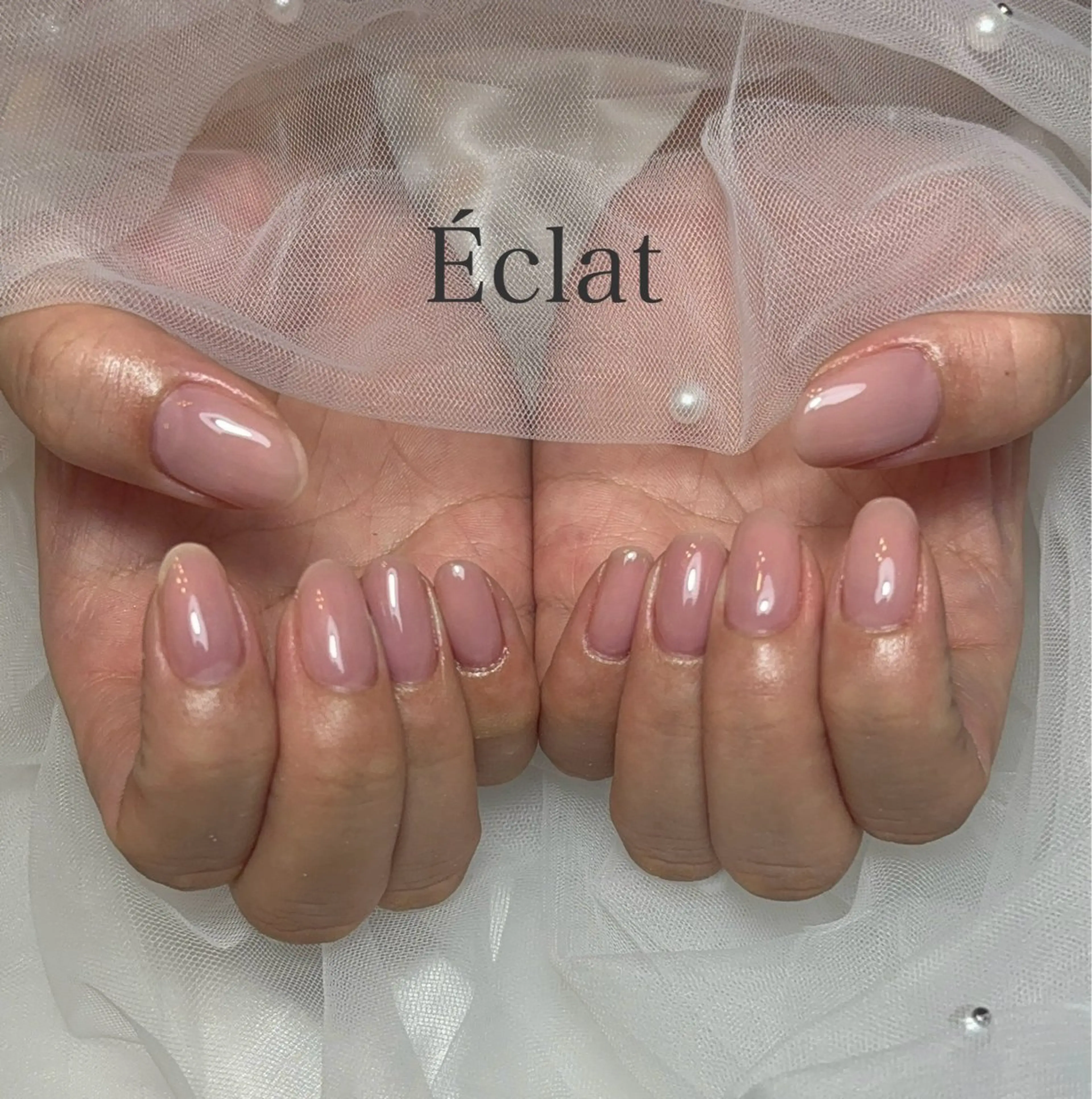 ネイル ワンカラーネイル nail salon Éclatのネイルデザイン