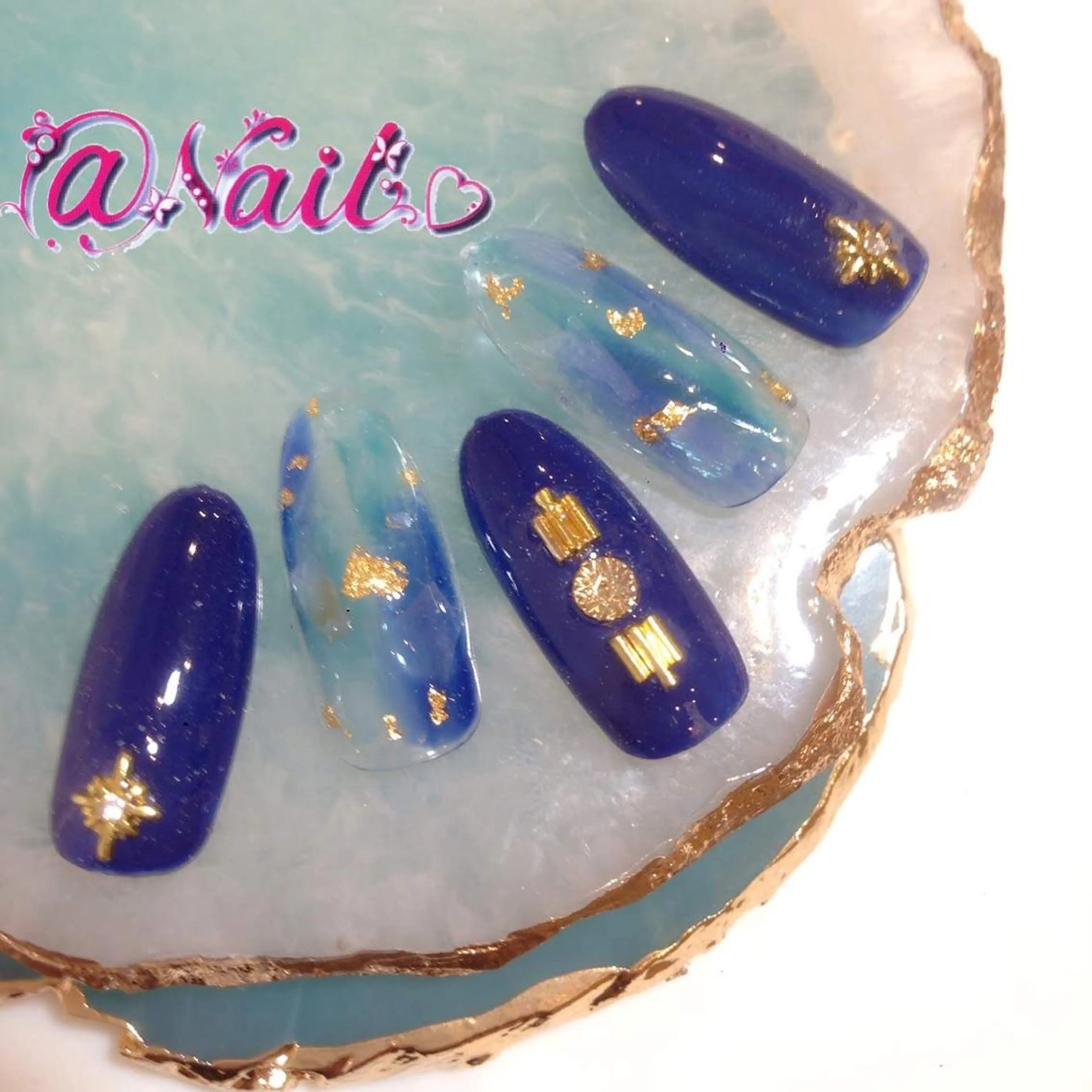 ネイル ネイルチップ 小尾 栞のネイルデザイン