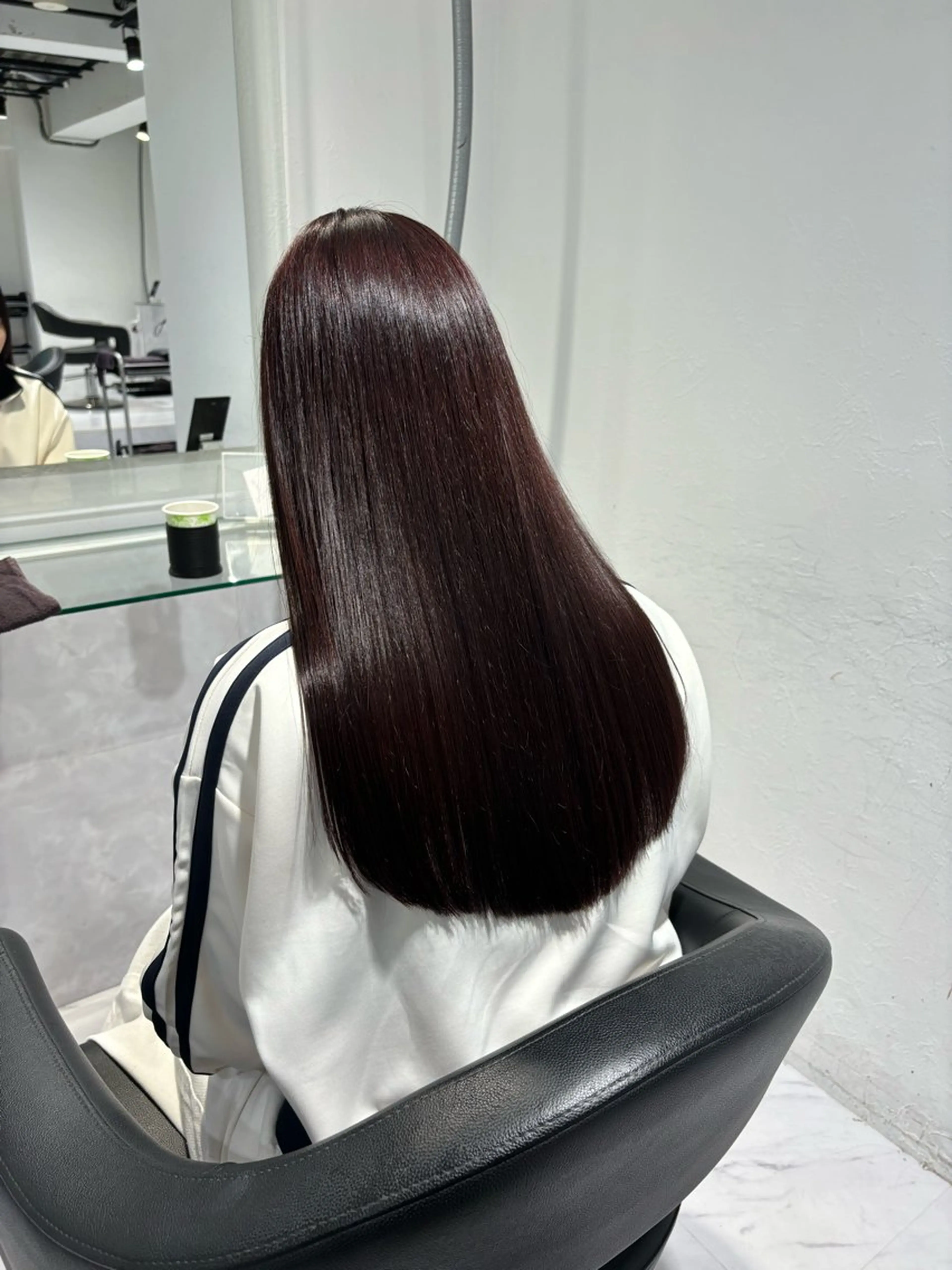 ロング カラー レッドカラー 髪質改善 表参道♡暗髪^ྀི 艶カラー♡アユミのヘアスタイル