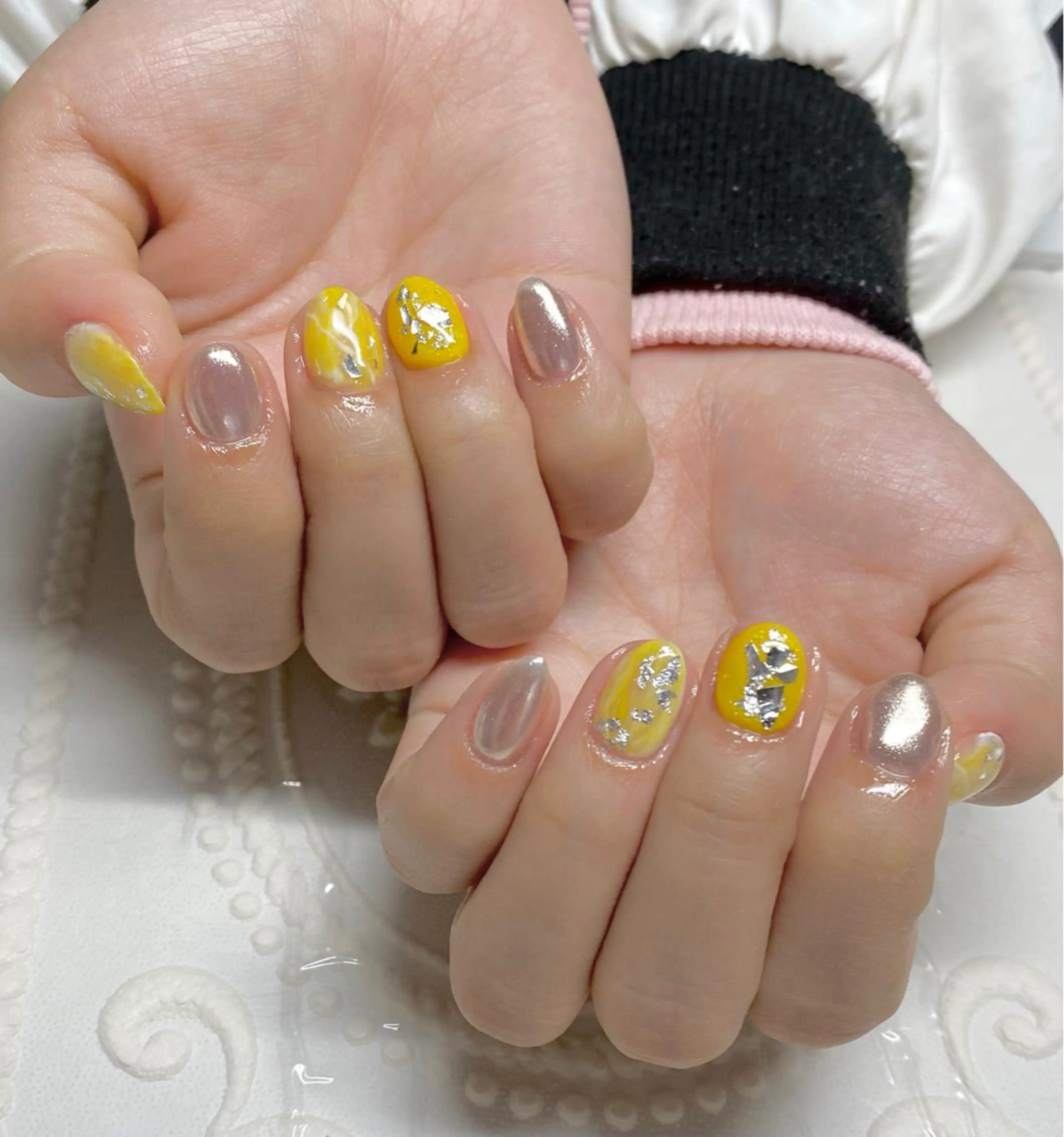 ショート ネイル ハンドネイル lune nail_2017のその他イメージ